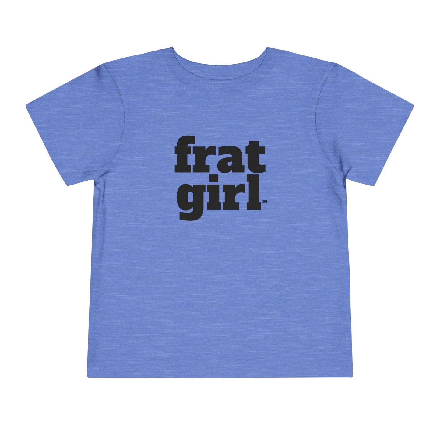 Fraternal Twin- Frat Girl- Toddler Tee — "frat girl" Front with "Time to Party" Back Graphic