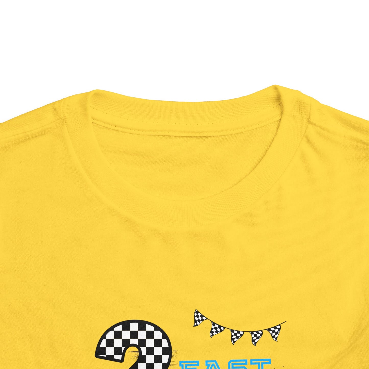 2nd Birthday – 'Too Fast, Too Curious' 2 Year old Party Racing Truck Design