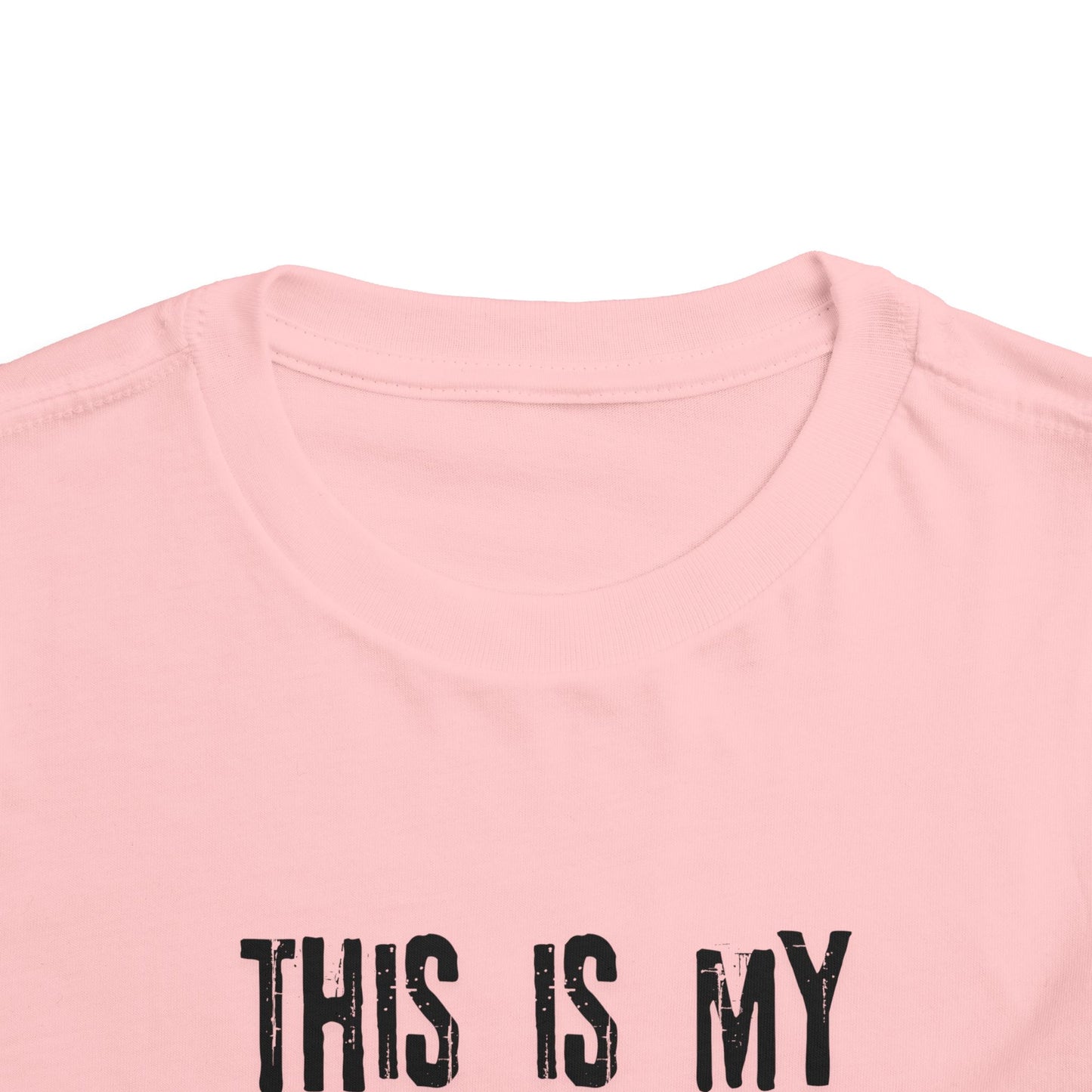 Toddler Tee - "This Is My Messy Shirt" Funny Kids Graphic T-Shirt