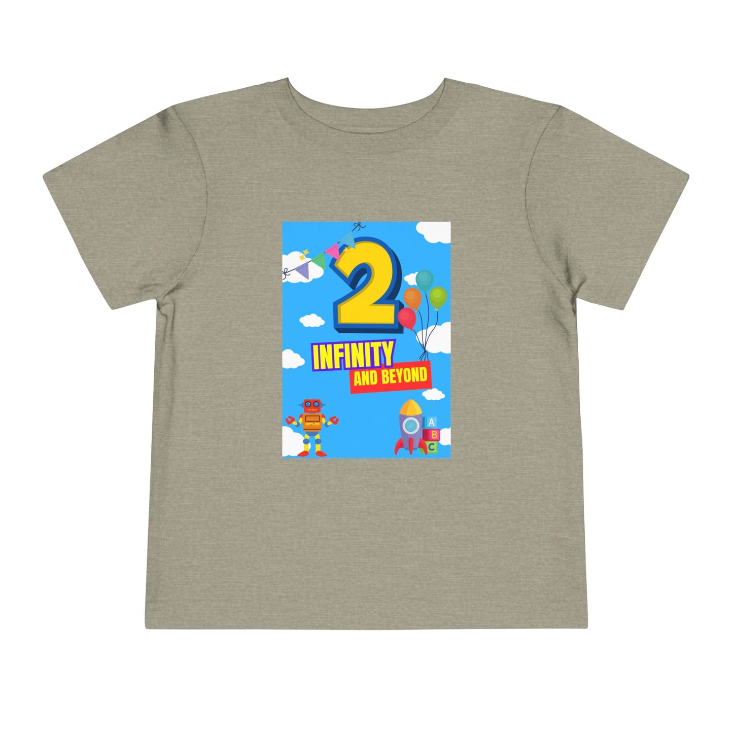 Toddler Second Birthday T-Shirt - 2 Infinity and Beyond