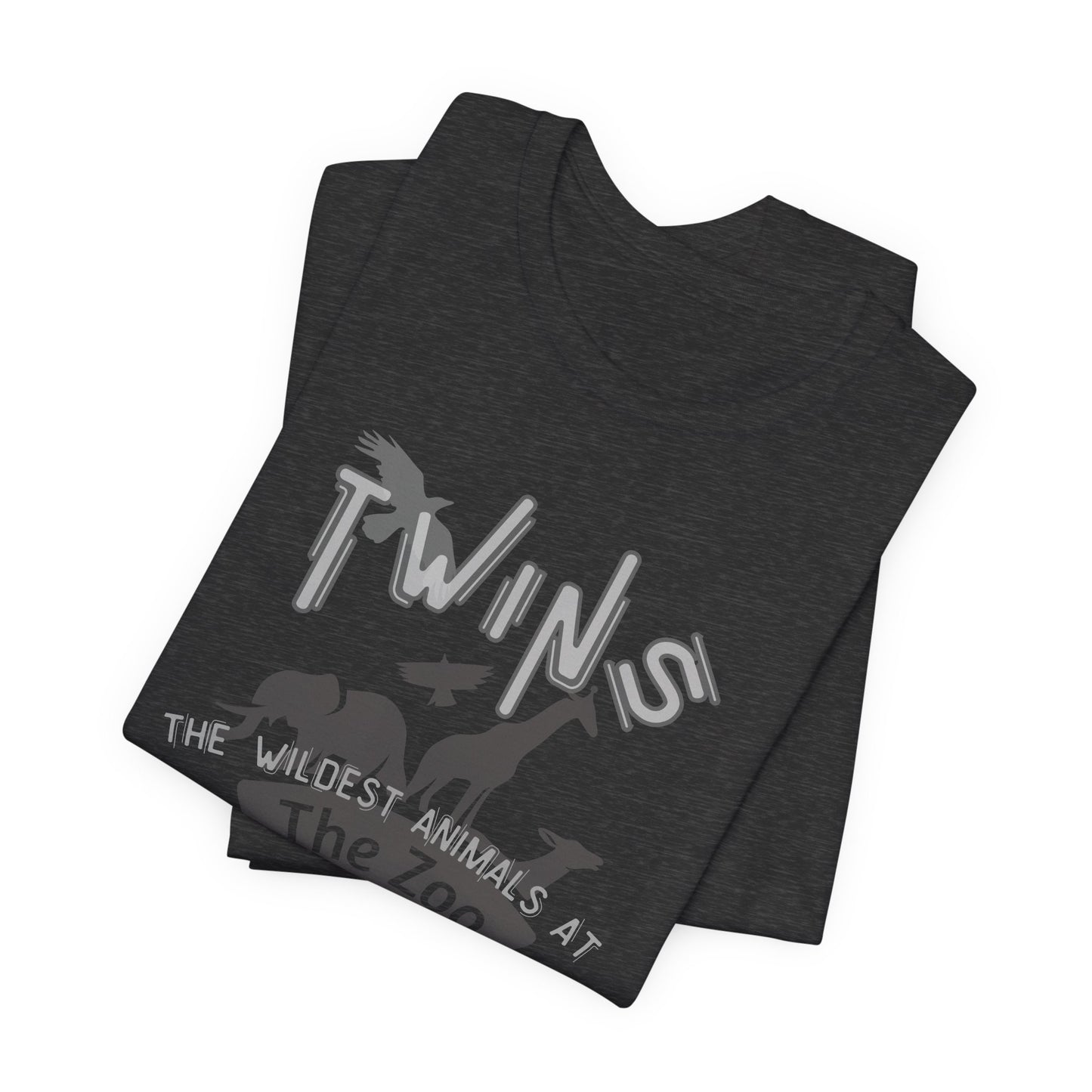 Twins Zoo T-Shirt — 'The Wildest Animals at the Zoo' Graphic Tee