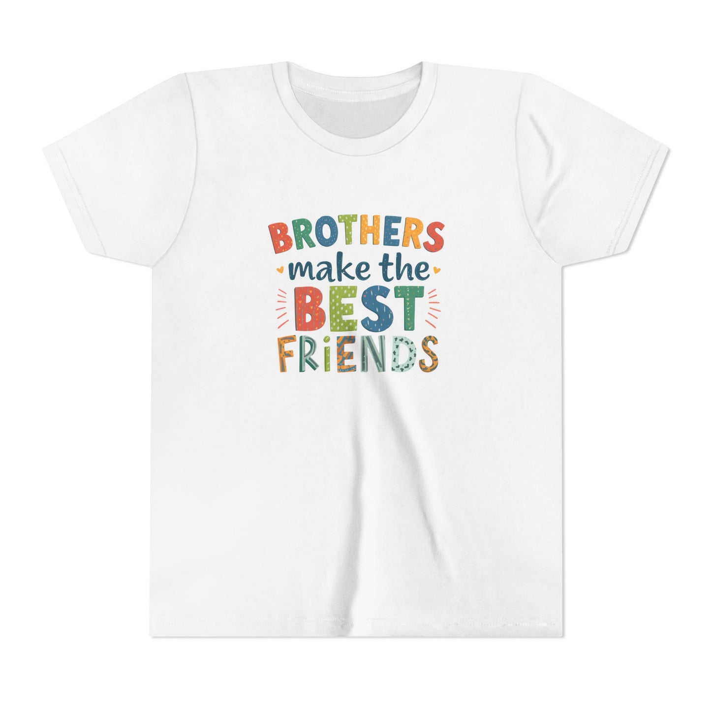 Youth Tee — "Brothers Make the Best Friends" Colorful Kids T‑Shirt