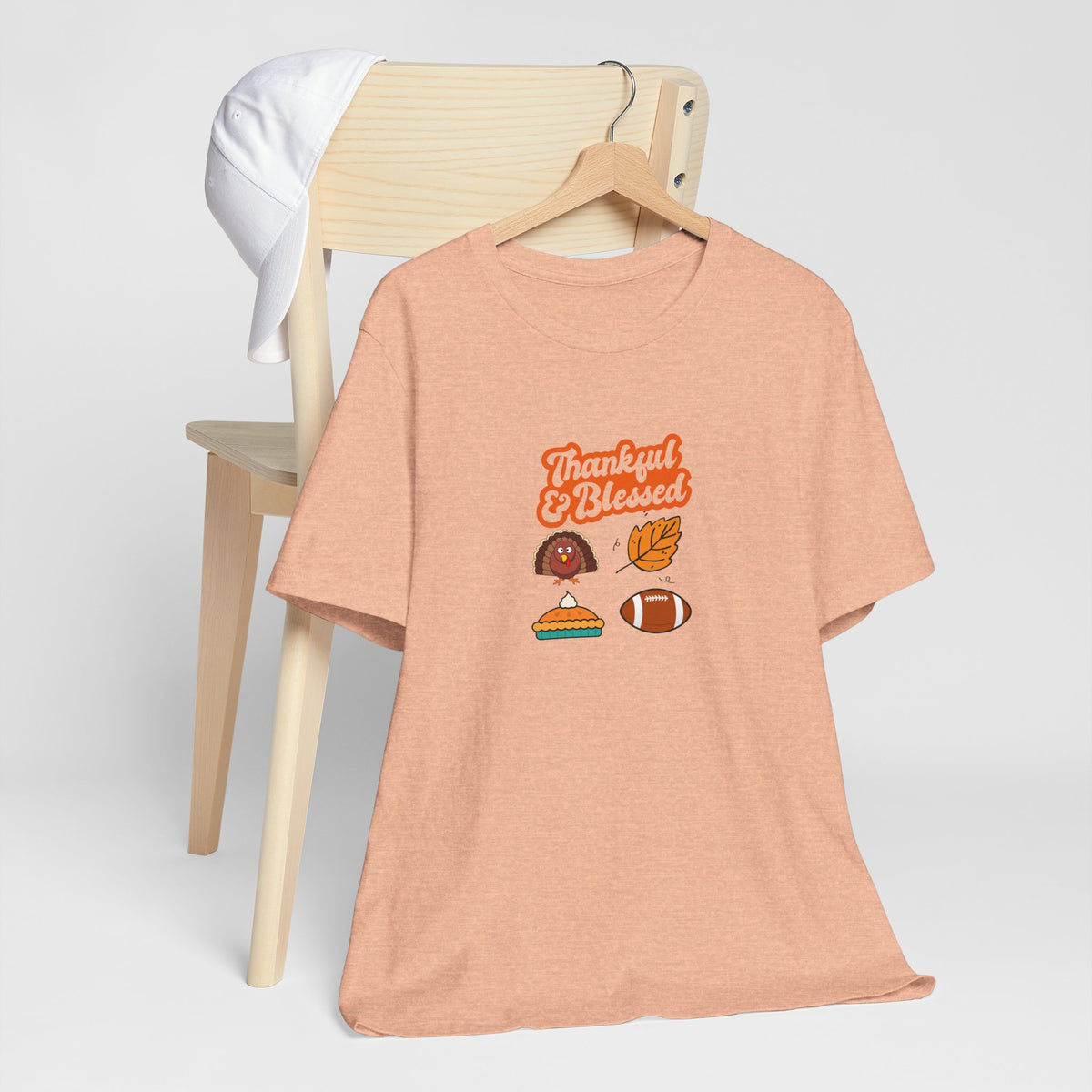 Thankful & Blessed Thanksgiving T-Shirt