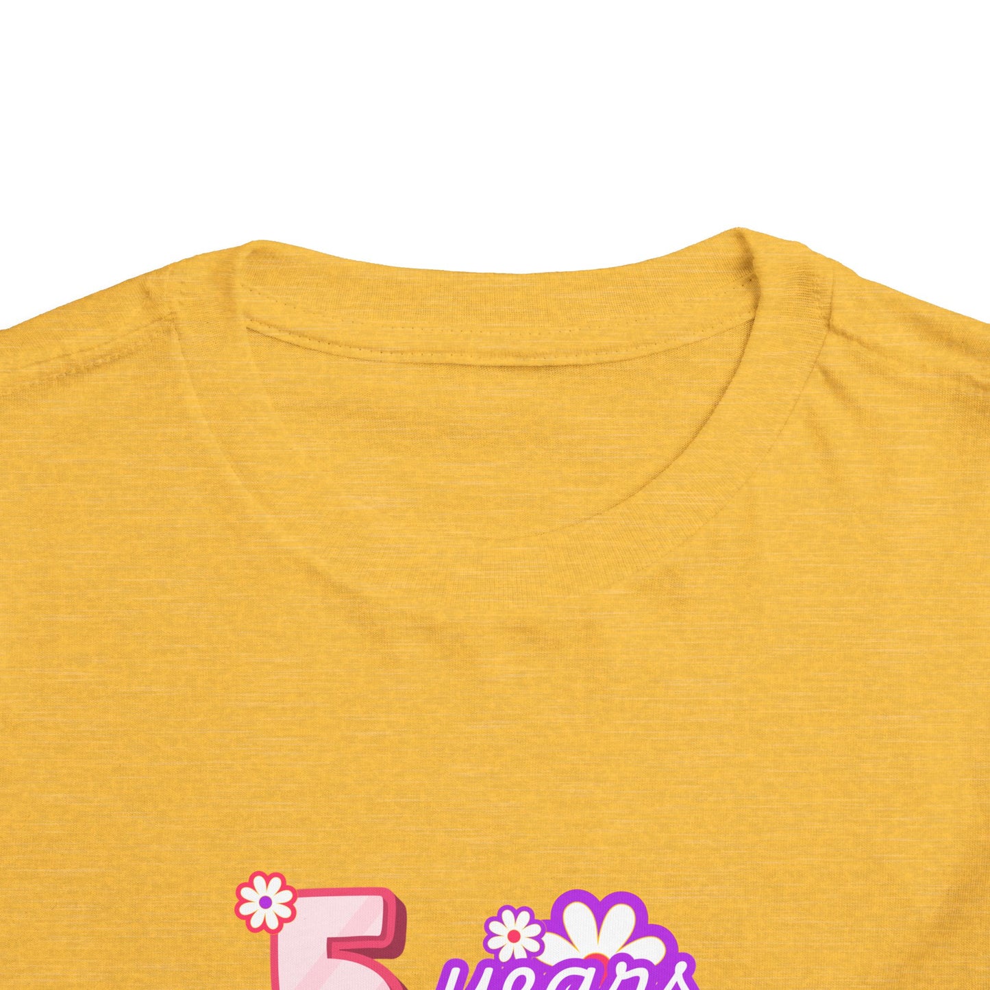 5th Birthday Tee — "5 Years of Awesomeness" Birthday Shirt (Girls)