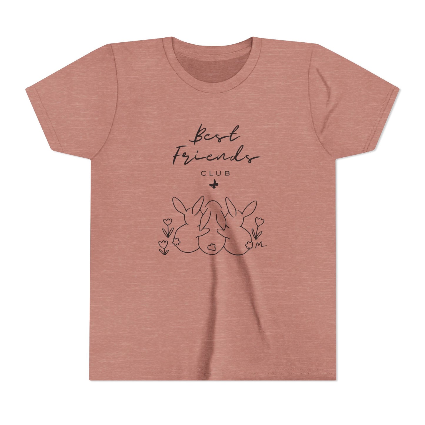 Young Adult Tee - "Best Friends" Bunny Trio Kids Graphic Shirt