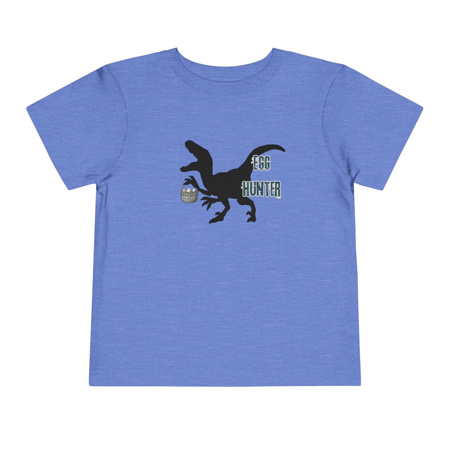 kids 2-5 years Tee — "Egg Hunter" Dinosaur Easter Shirt