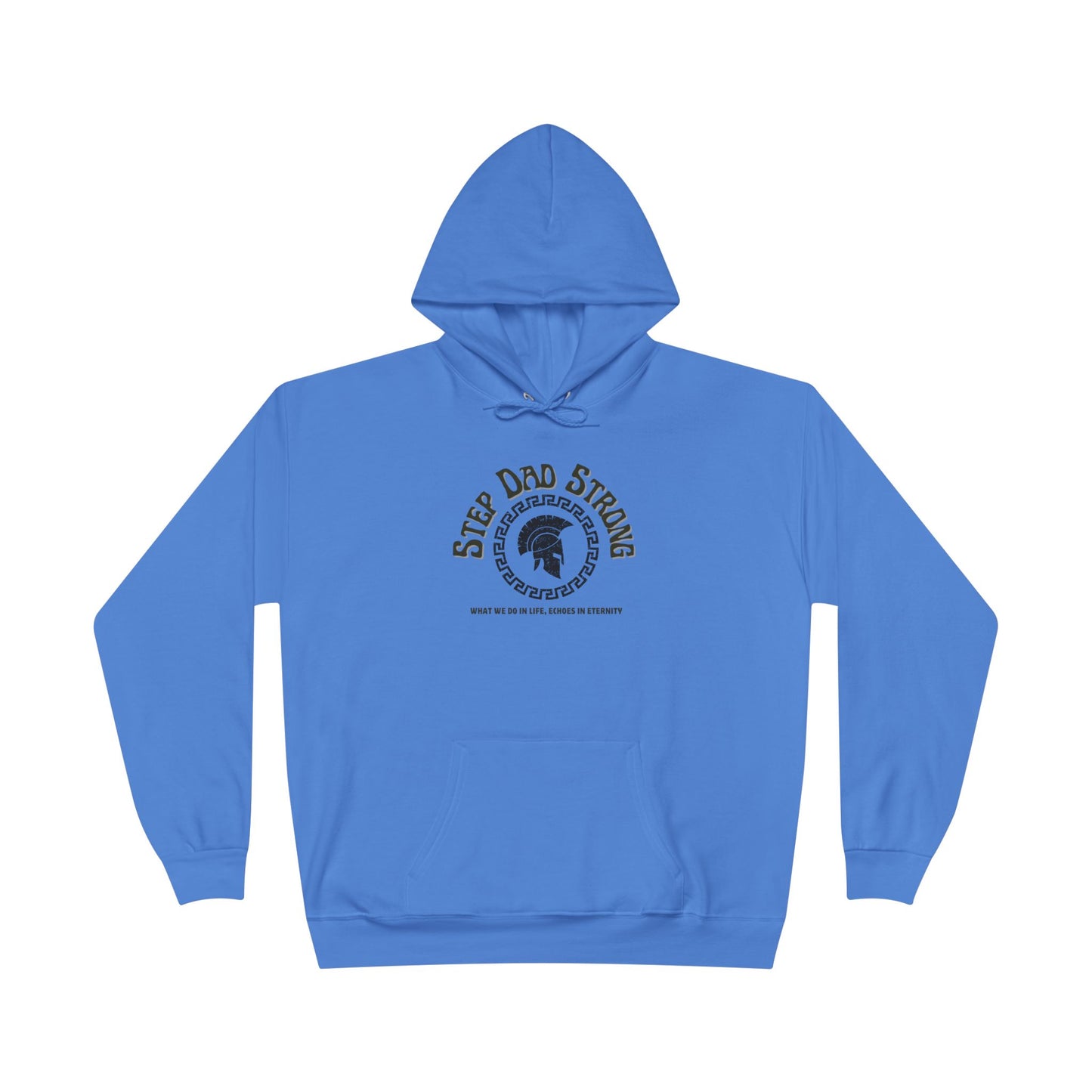 Step Dad Strong (Eco-Friendly) Pullover Hoodie, Gift for Step Dads, Comfortable Sweatshirt, Father's Day Gift, Casual Wear