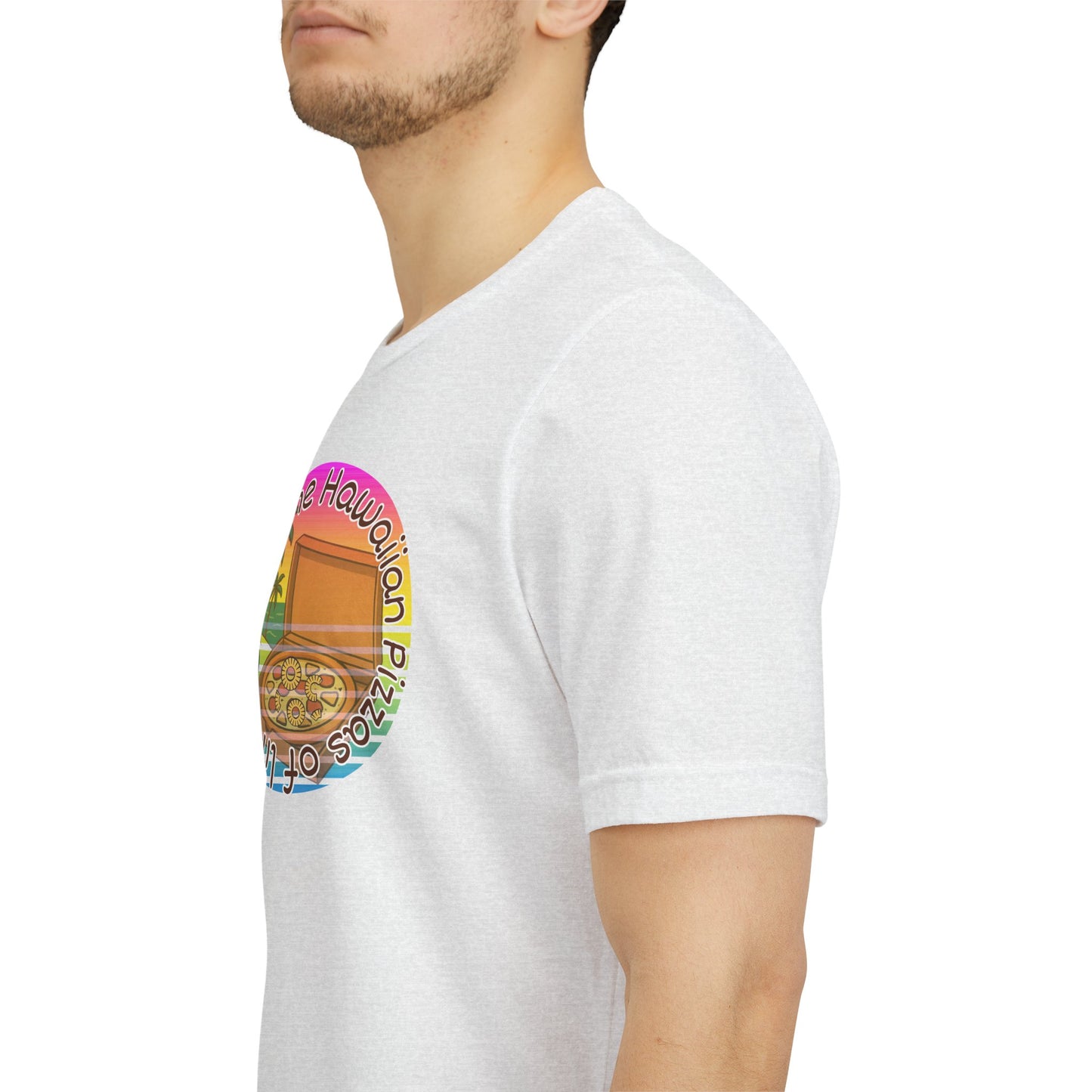 Hawaiian Pizza- Twin Dad Beach T-Shirt — Vintage 90's Style Tee
