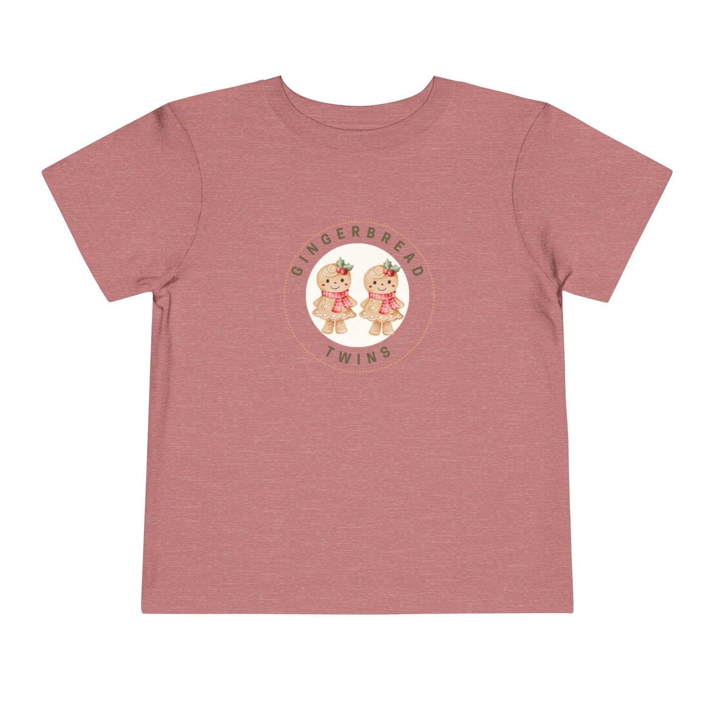 Gingerbread Twin Girls Toddler Tee