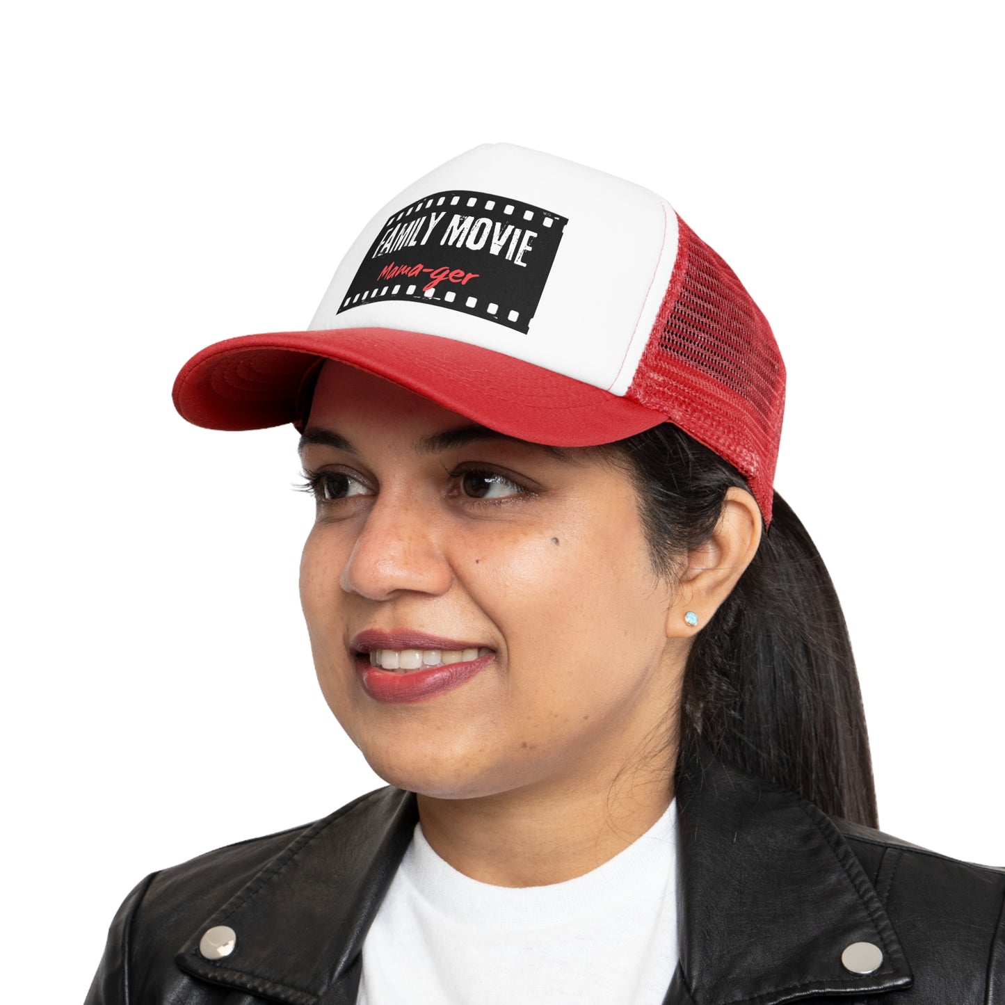 "Family Movie Mama-ger" Mesh Cap - Perfect Gift for Movie Lovers & Family Movie Nights