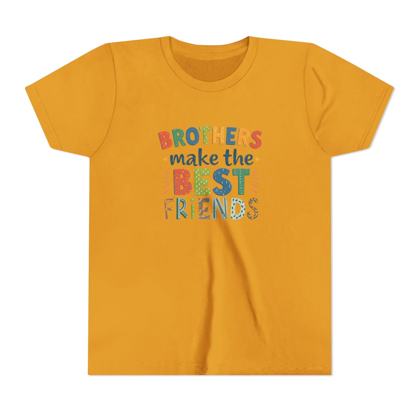 Youth Tee — "Brothers Make the Best Friends" Colorful Kids T‑Shirt