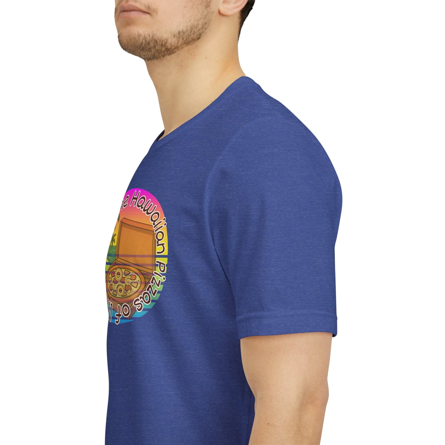 Hawaiian Pizza- Twin Dad Beach T-Shirt — Vintage 90's Style Tee