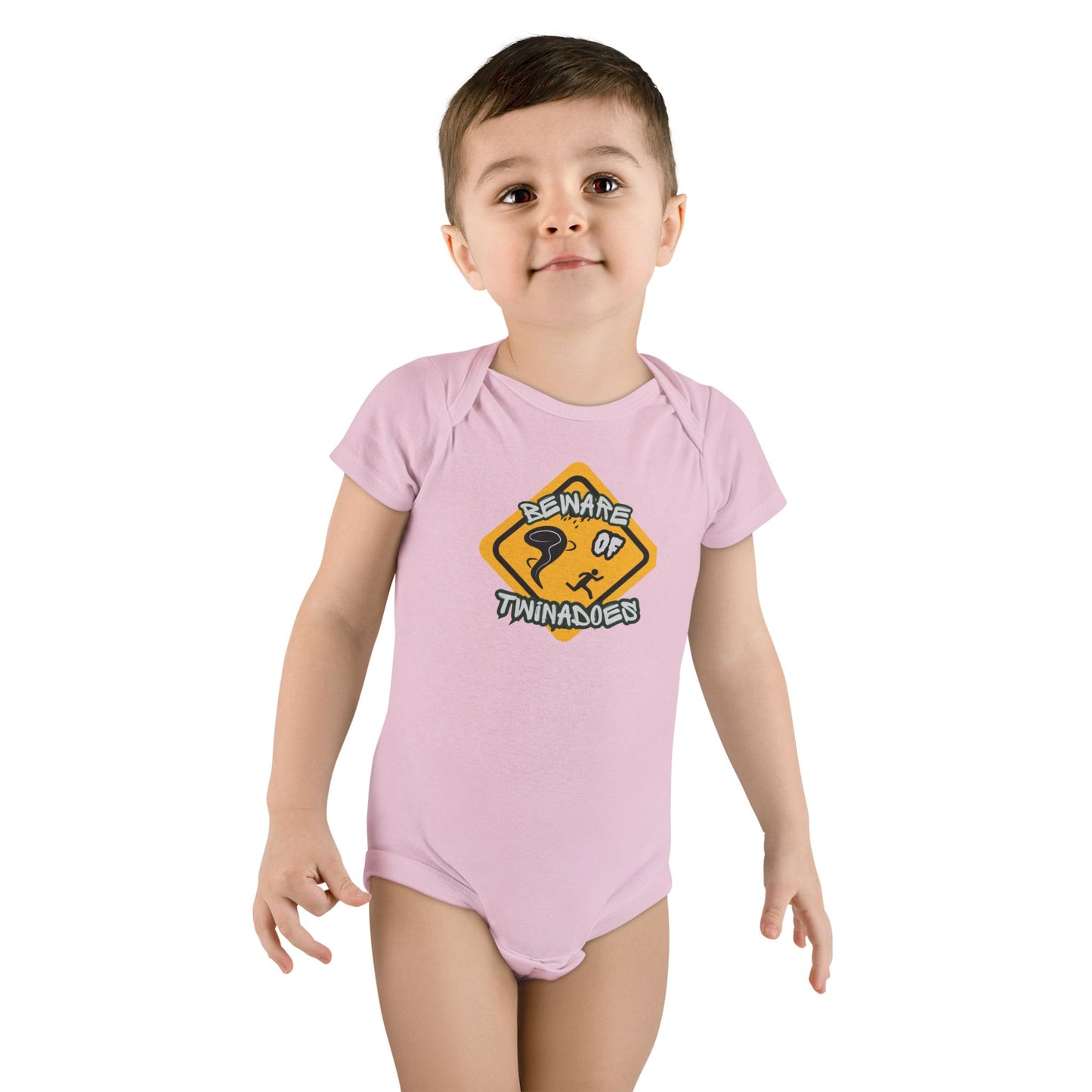 Onesie - "Beware of Twinadoes" Cute Baby Onesie | Twin Baby Gift