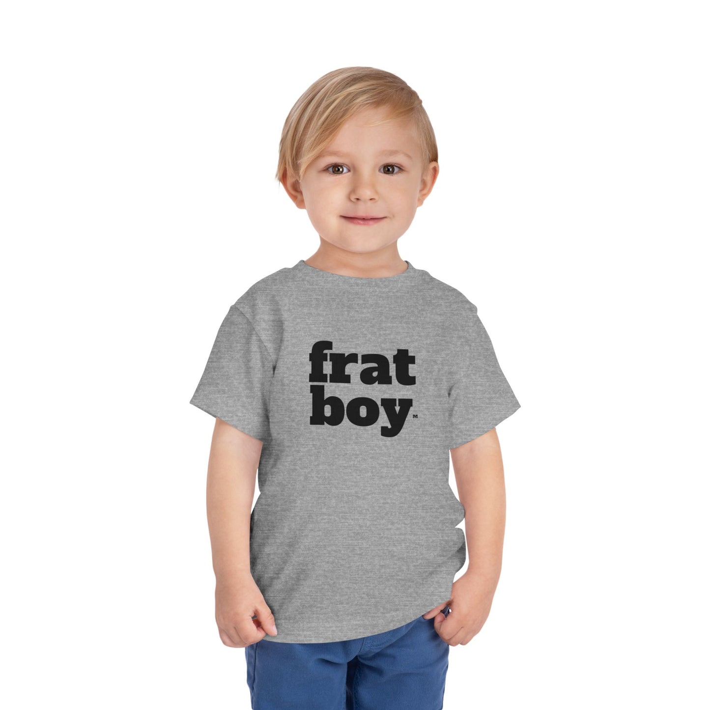 Fraternal Twin- Frat Boy -Toddler Tee — "frat boy" Front & "Time to Party" Back Graphic