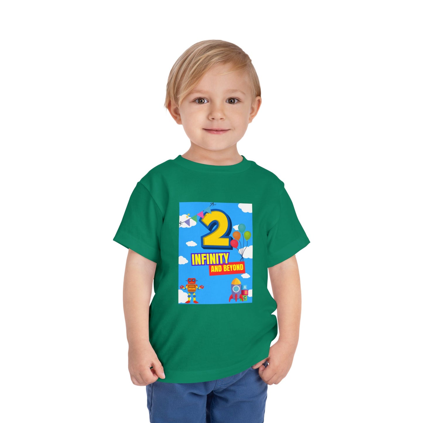 Toddler Second Birthday T-Shirt - 2 Infinity and Beyond