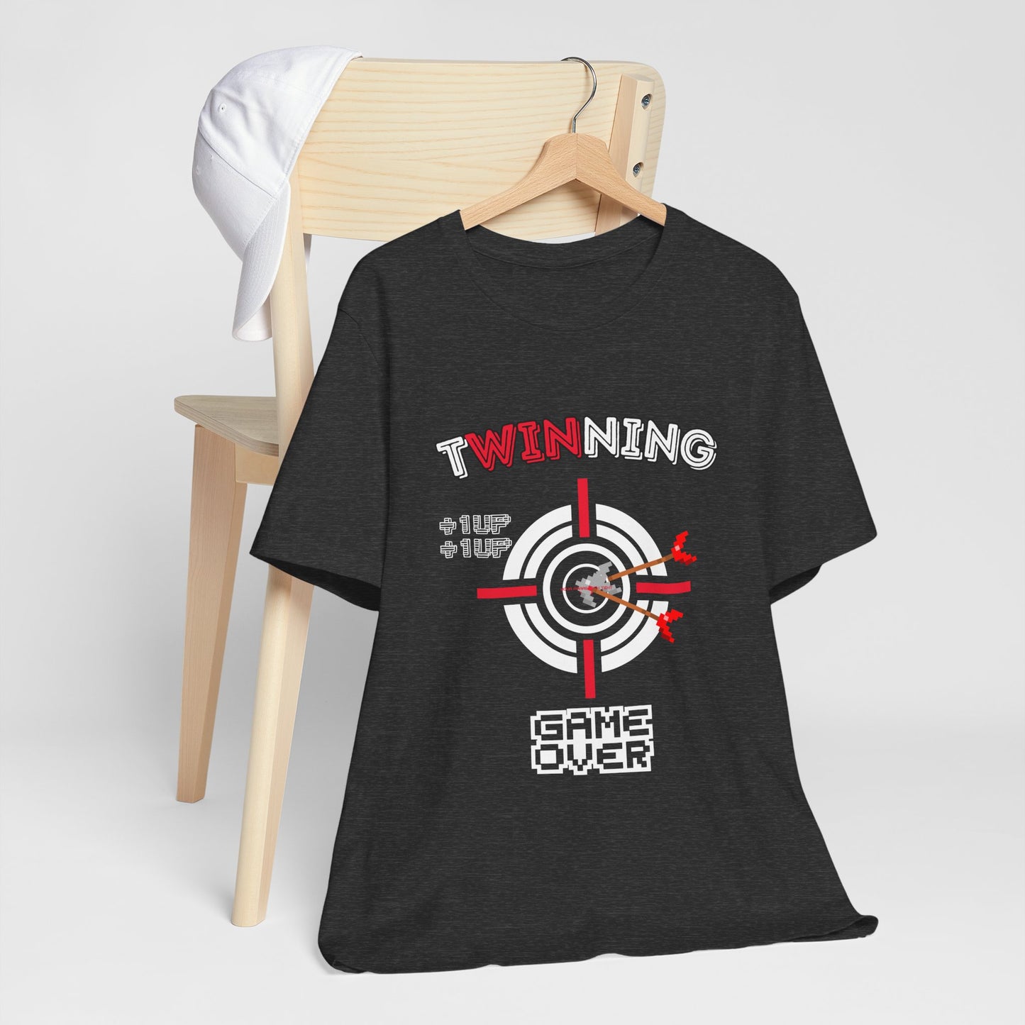 Twin Dad Tee — Retro Arcade Gamer T-Shirt