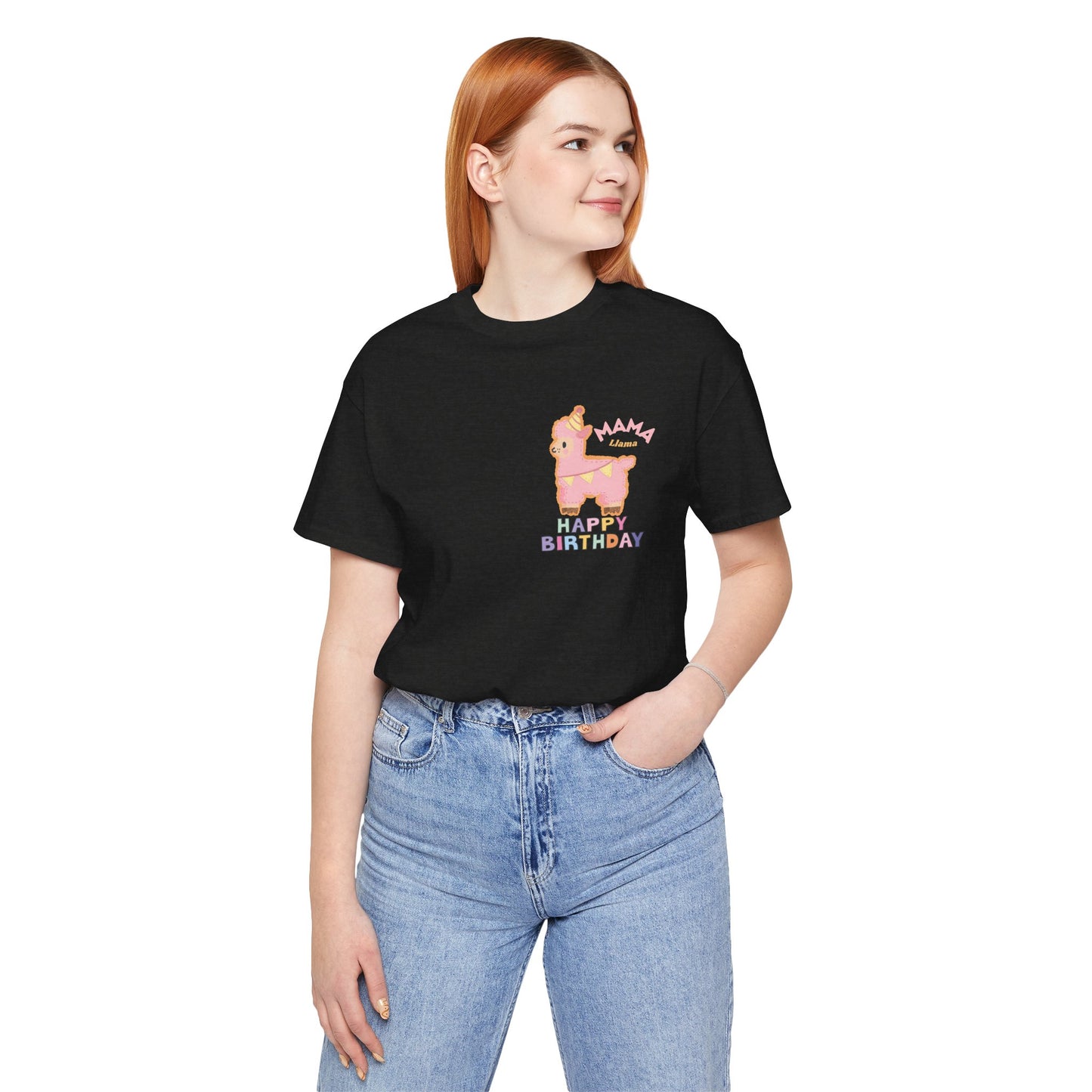 Mama Llama — 'Happy Birthday' Celebration T-Shirt