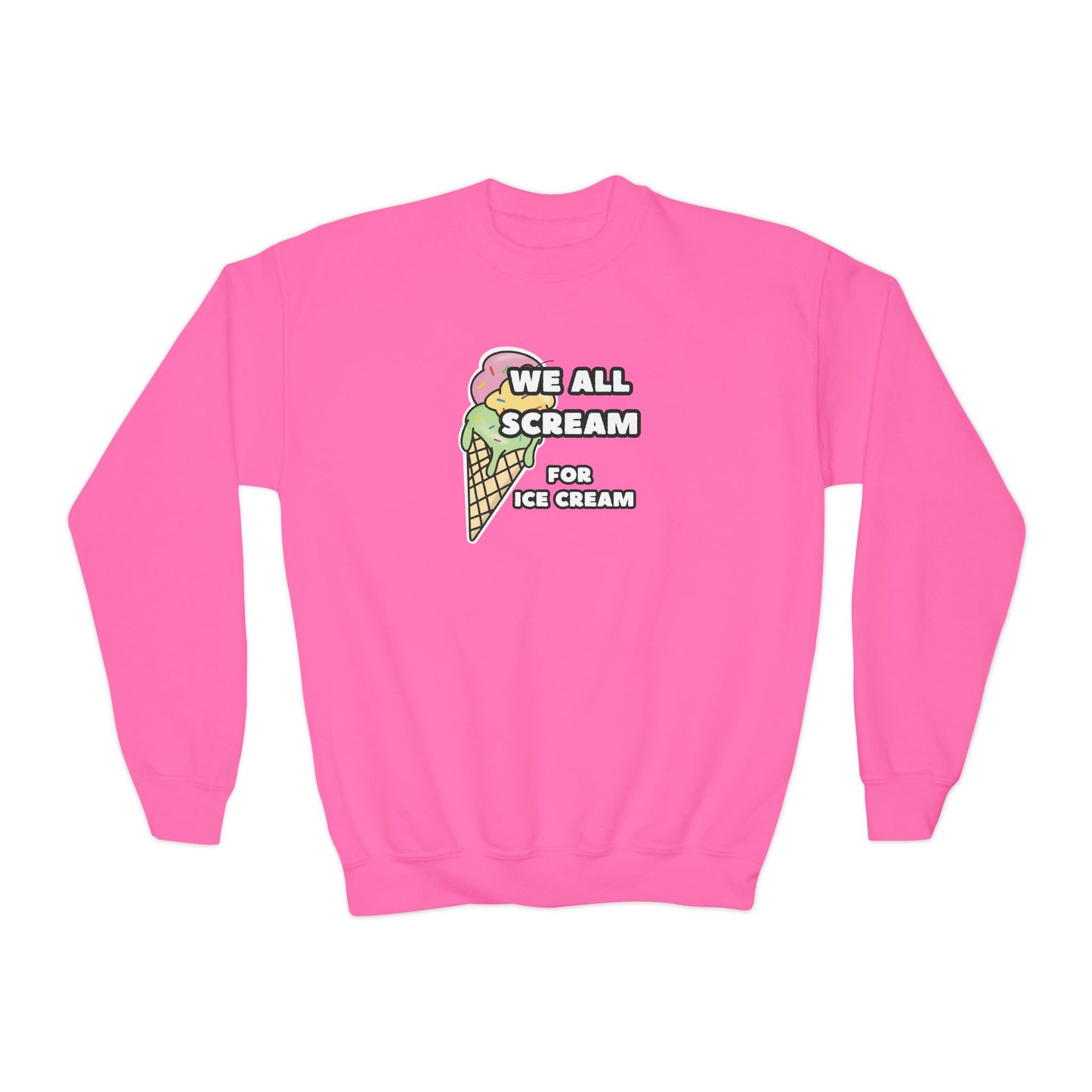 Mix and Match- 'We all Scream for Ice Cream' Fun Sweaters for kids, Ice Cream Lovers, Summer Vibes Clothing