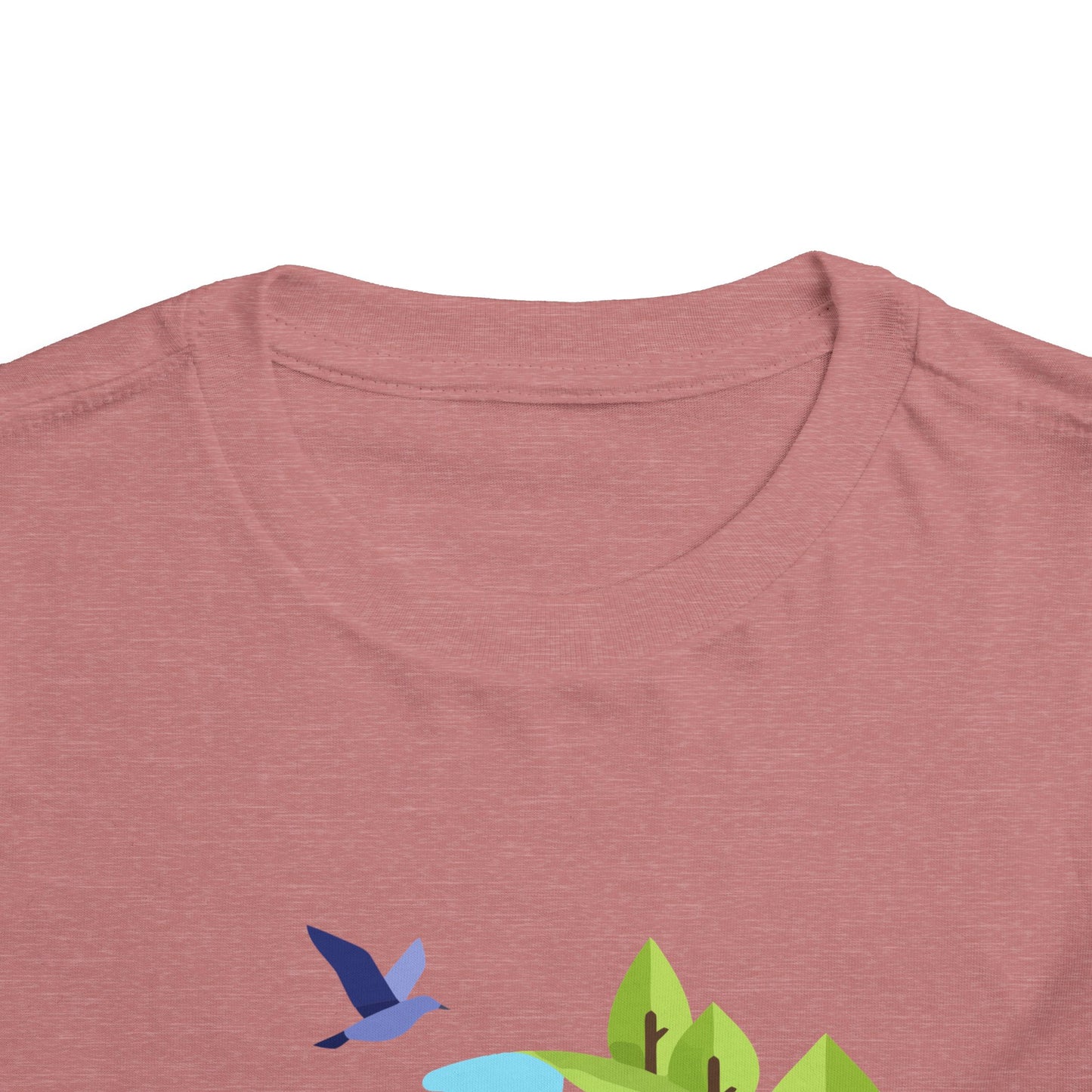 Toddler Tee - "Save the Ocean" Eco Wildlife Graphic