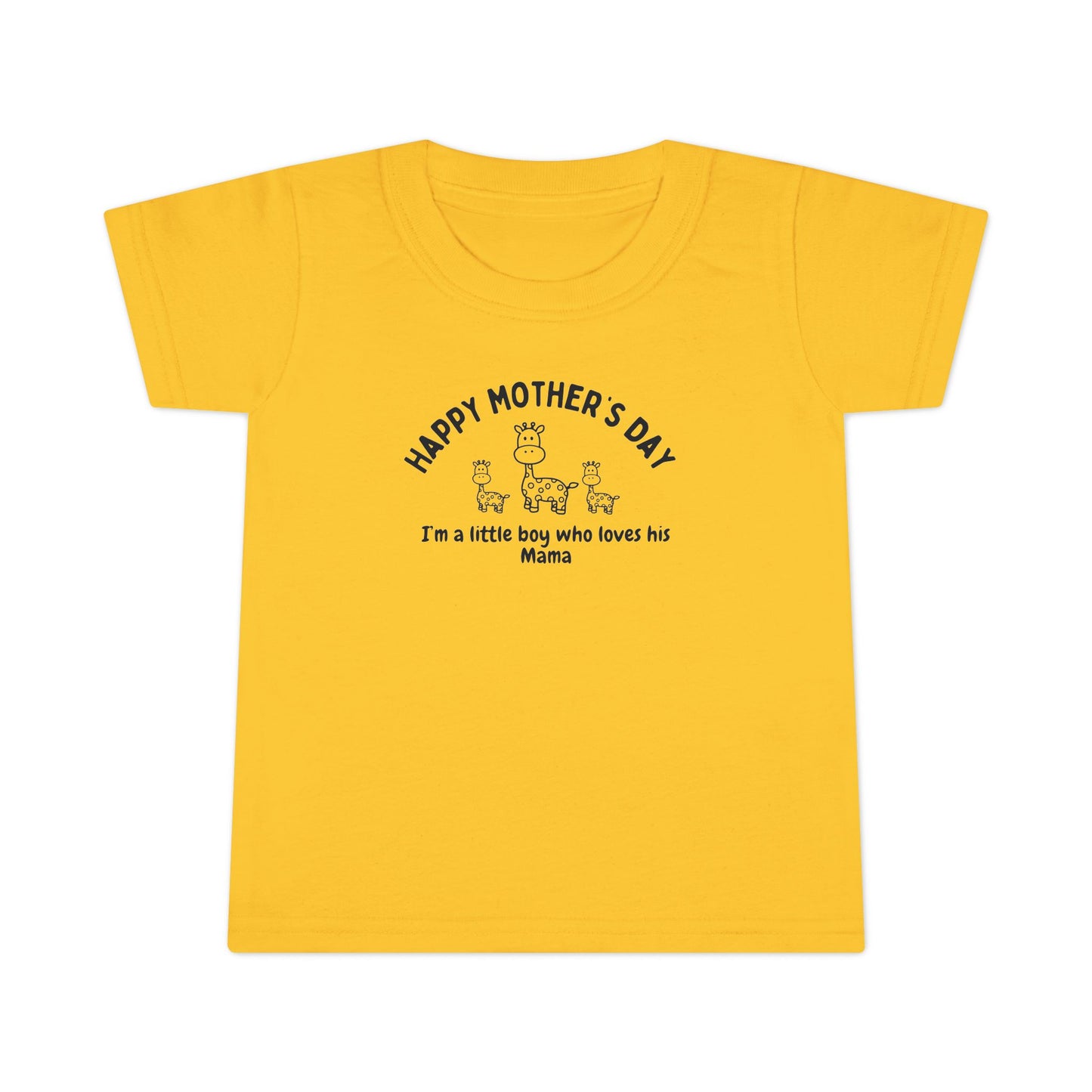 "Happy Mother's Day- I'm a Little Boy Who Loves His Mama" T-Shirt Ages 2-6 Years