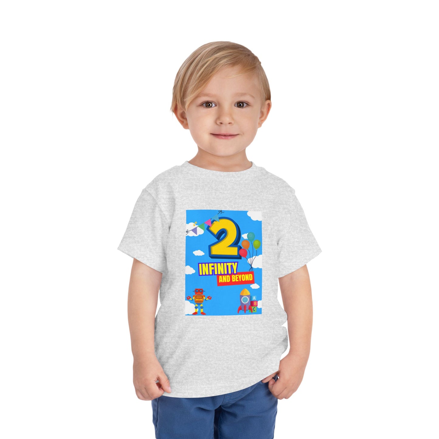 Toddler Second Birthday T-Shirt - 2 Infinity and Beyond