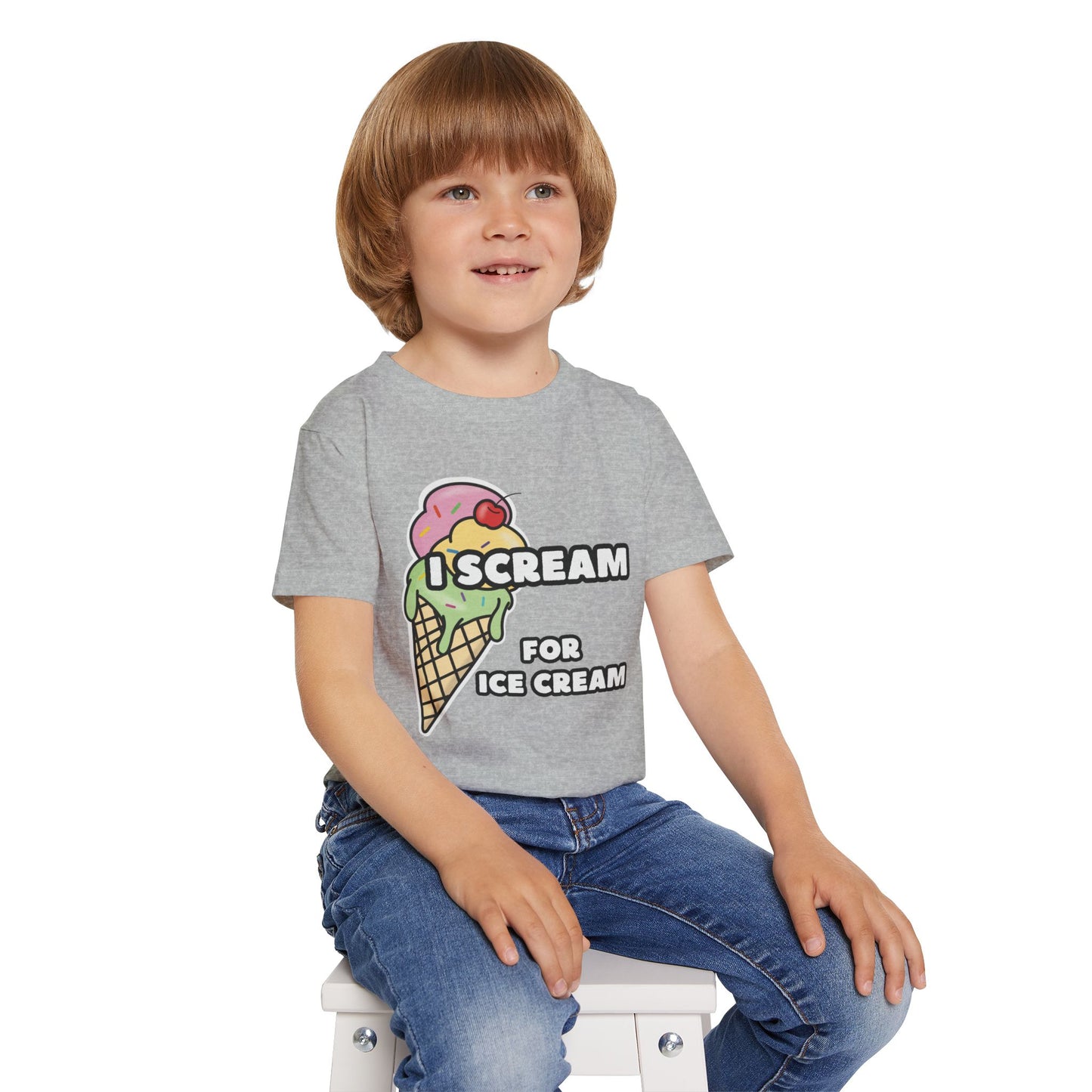 Summer Twin Toddler T-Shirt - I SCREAM FOR ICE CREAM