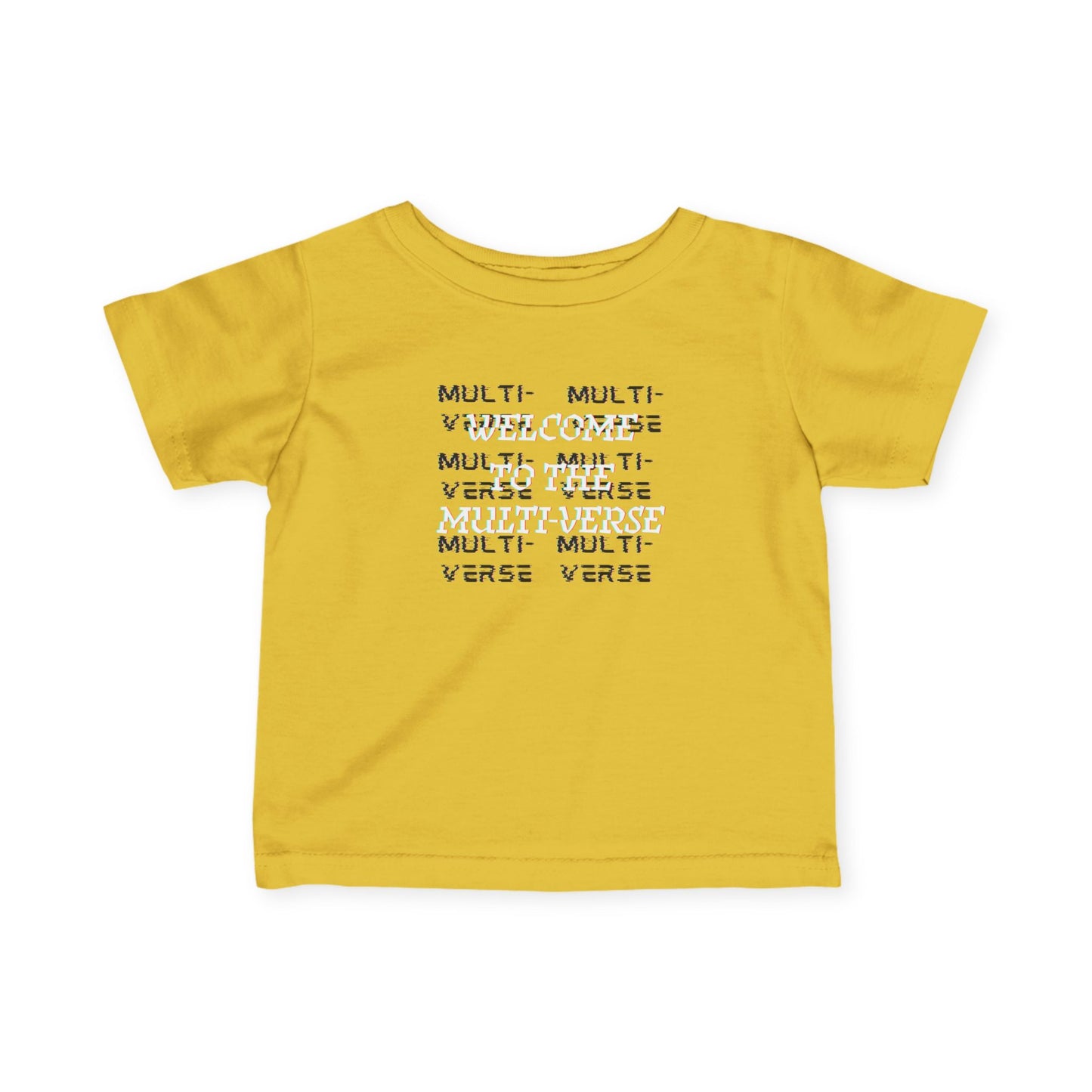 Marvel Superhero Funny — 'Welcome to the MULTI-VERSE' Graphic Baby Shirt for twins and triplets