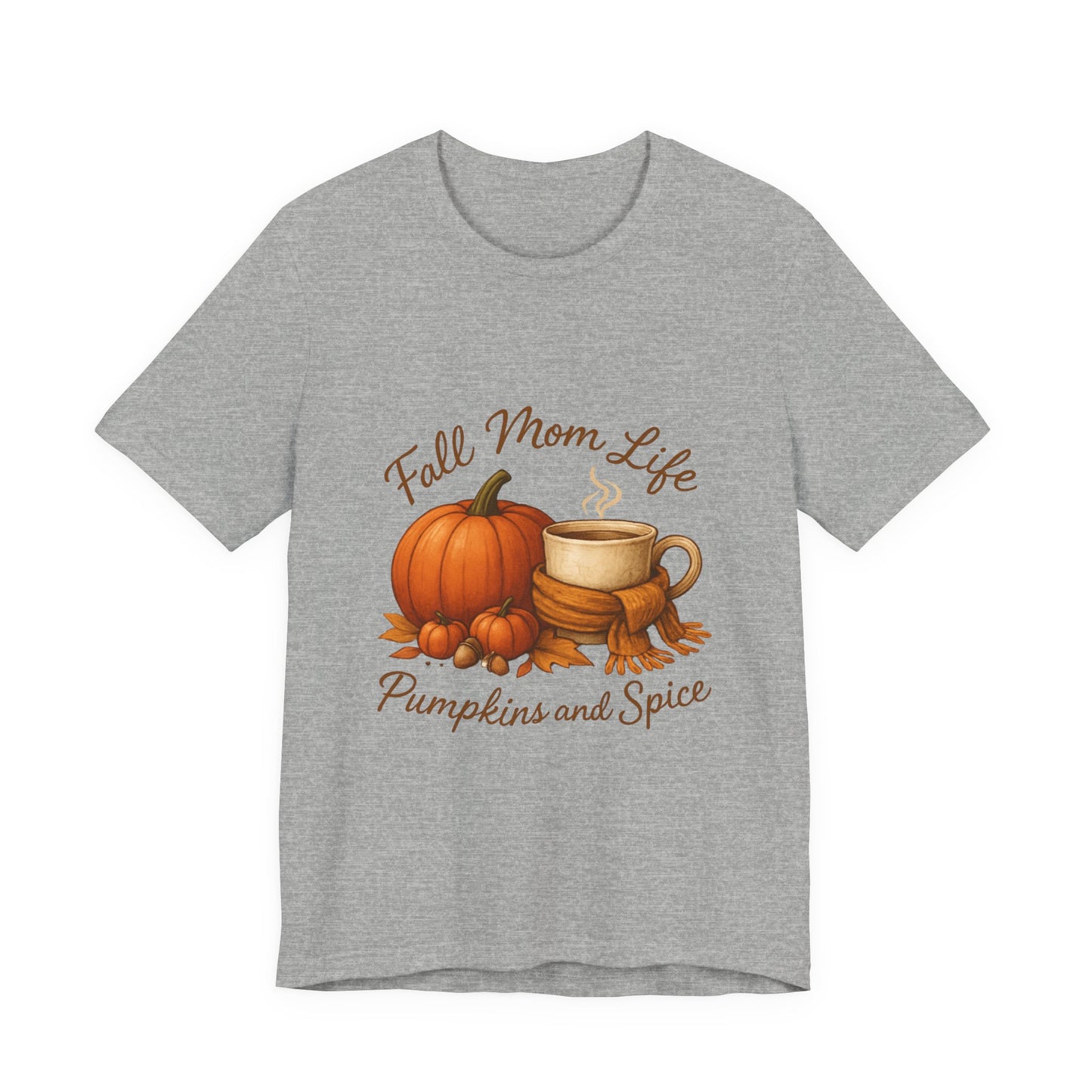 Fall Mom Life Curvy Womens Tee
