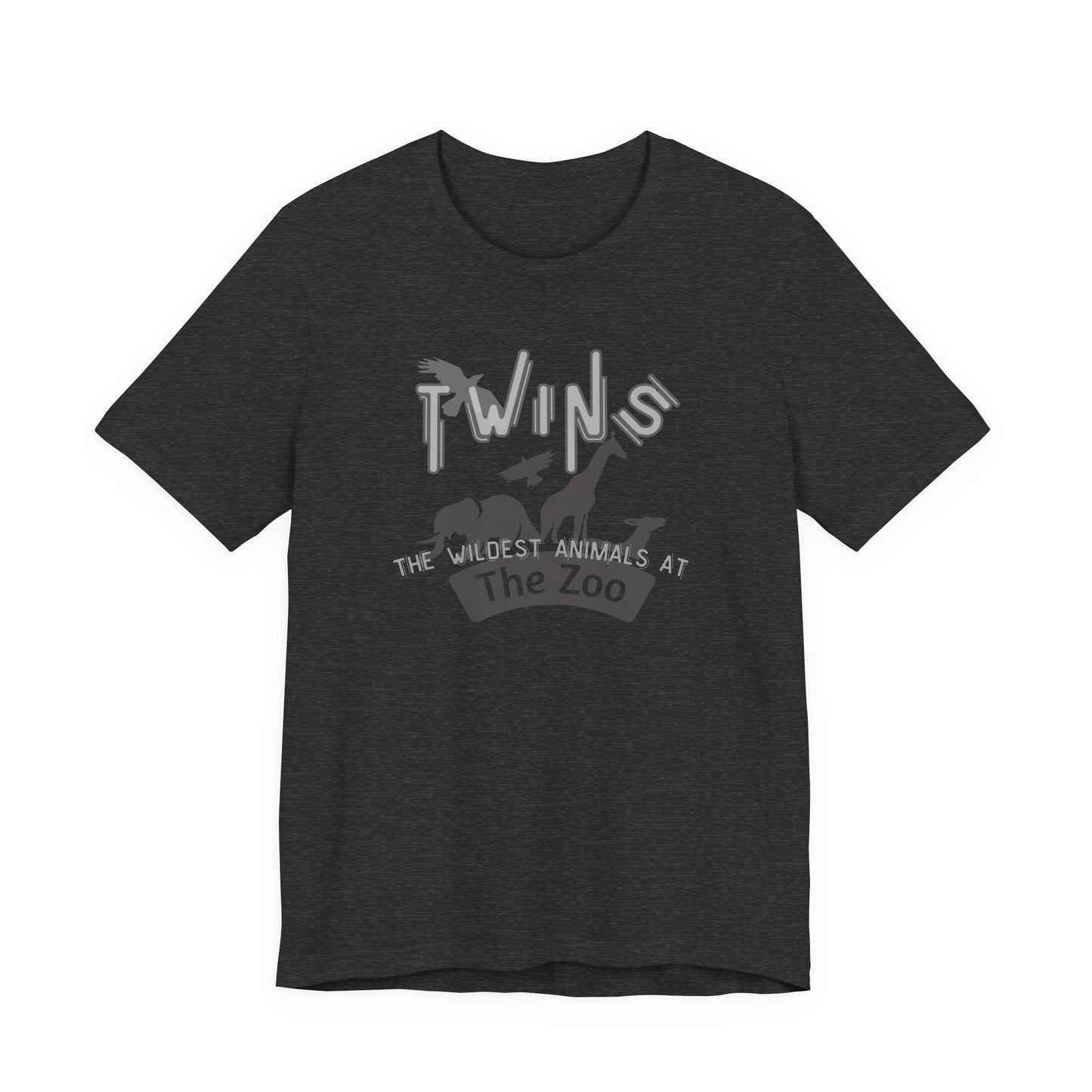 Twins Zoo T-Shirt — 'The Wildest Animals at the Zoo' Graphic Tee
