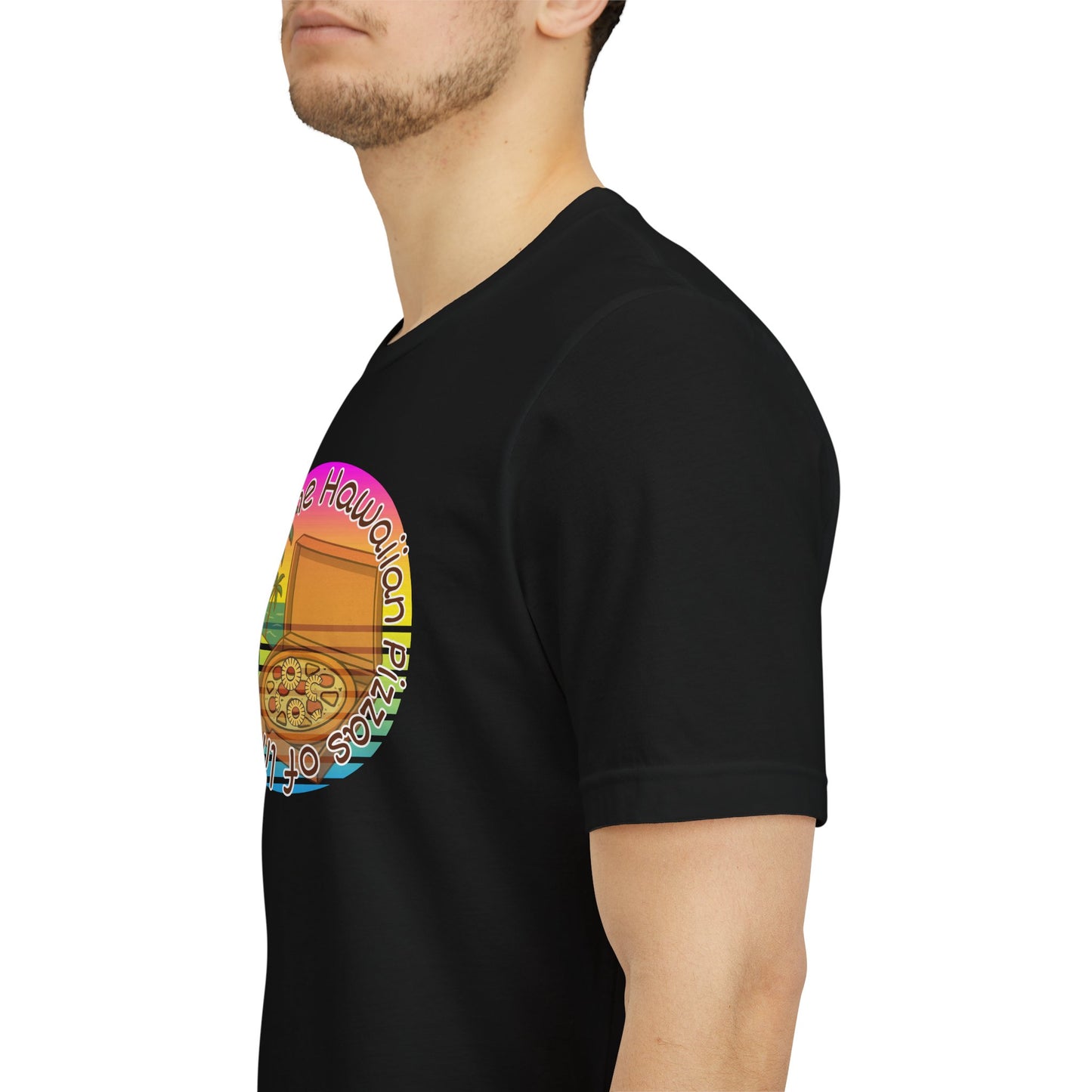 Hawaiian Pizza- Twin Dad Beach T-Shirt — Vintage 90's Style Tee