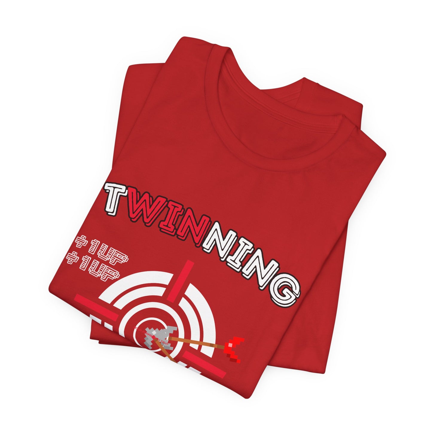 Twin Dad Tee — Retro Arcade Gamer T-Shirt