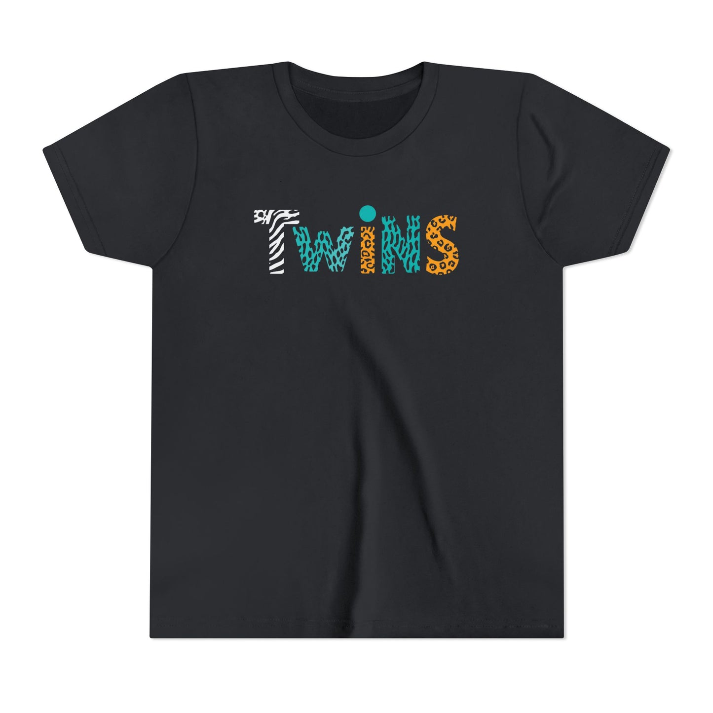 Teen/Pre-Teen "Twins" - Colorful Animal Print Kids T-Shirt