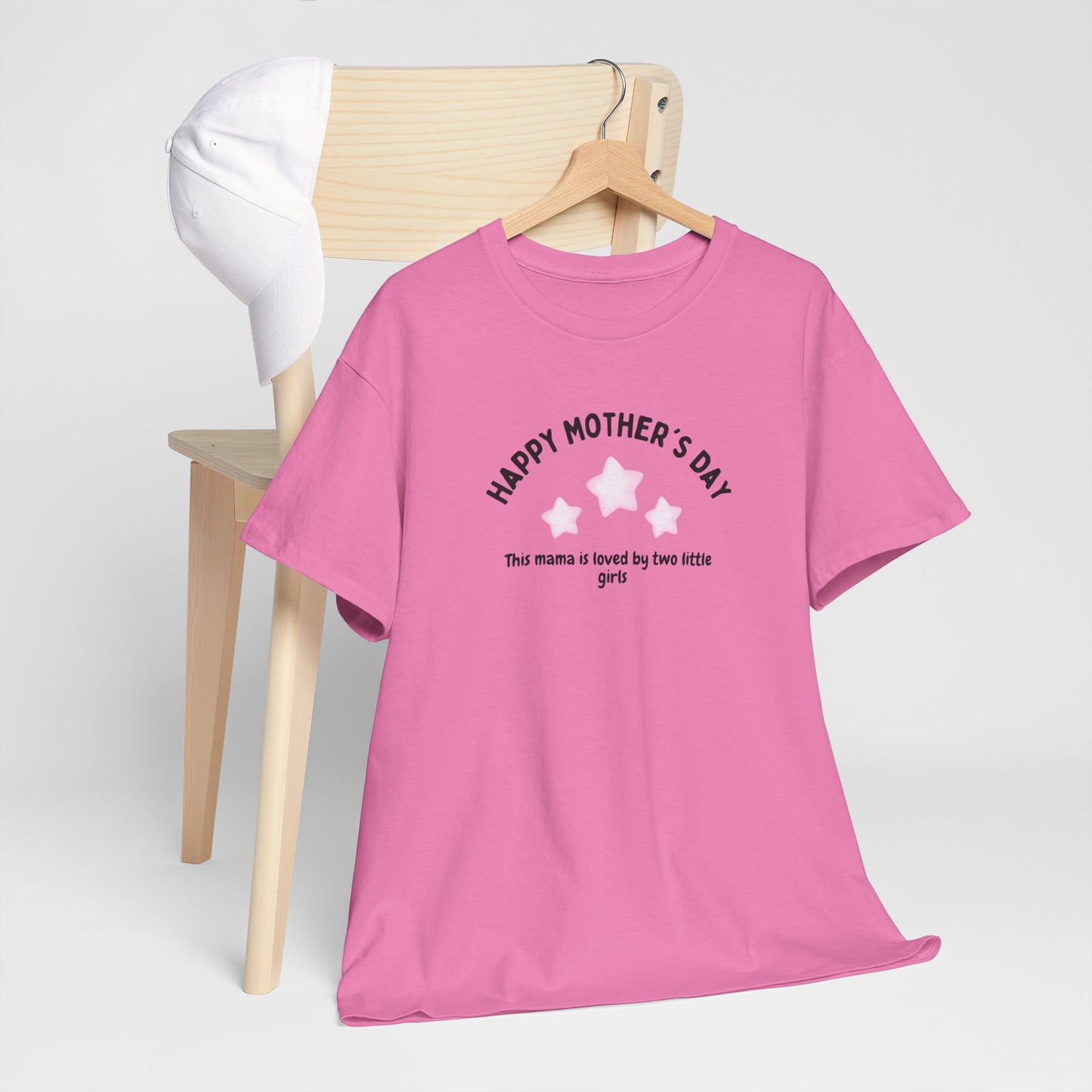 Happy Mother's Day-This Mama is loved by two little girls- Women's Tee - Mother's Day Gift