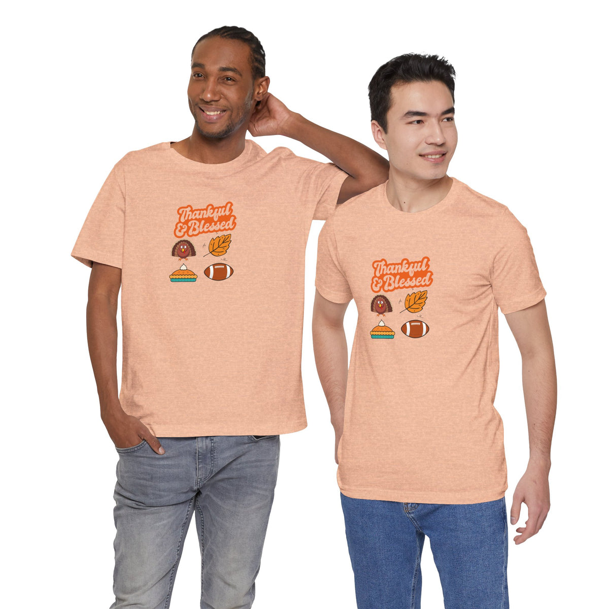 Thankful & Blessed Thanksgiving T-Shirt