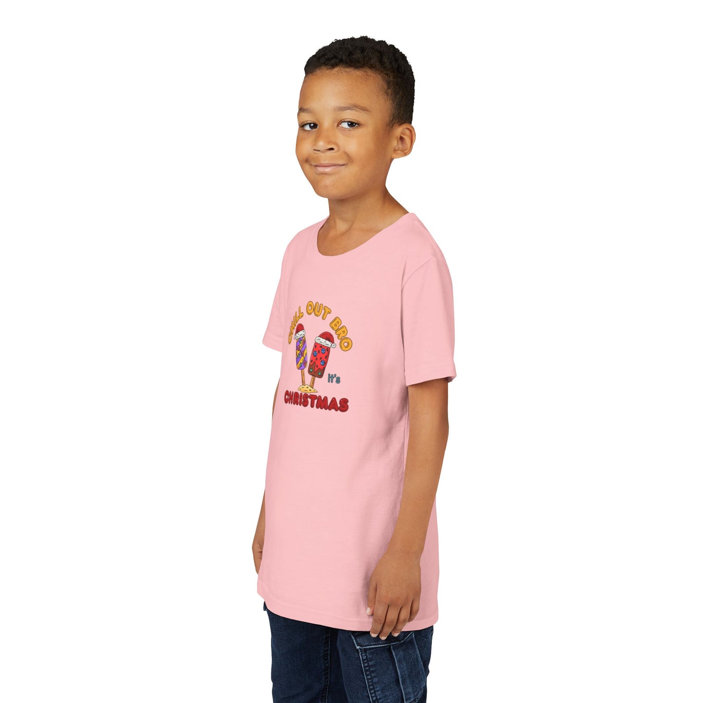 Chill Out Bro, It's Christmas- Young Adult- Popsicle Holiday Shirt