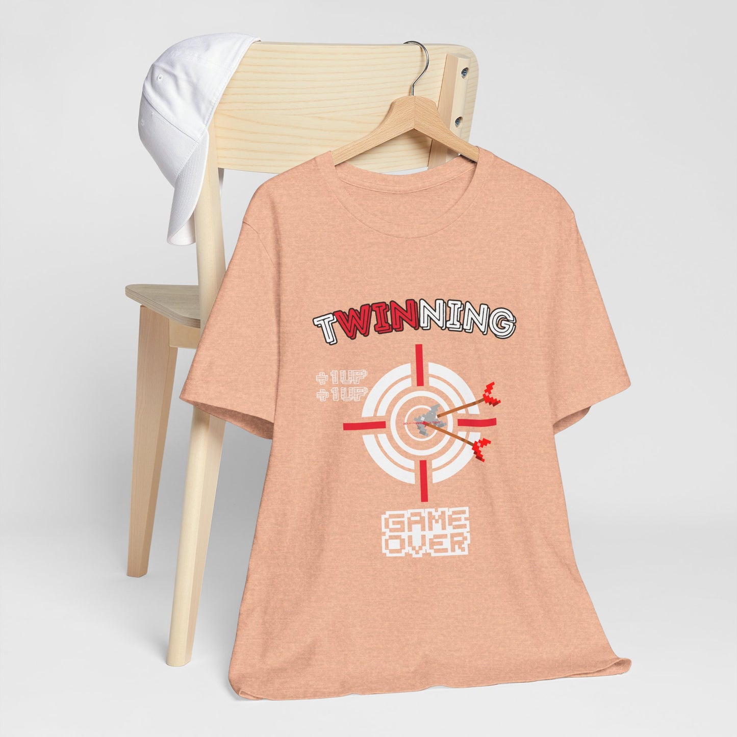 Twin Dad Tee — Retro Arcade Gamer T-Shirt