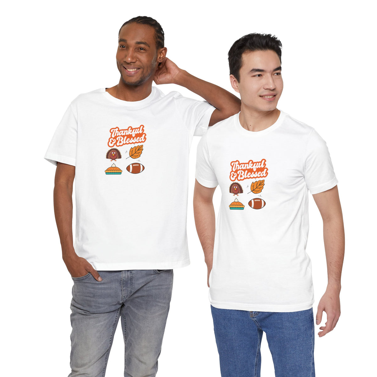 Thankful & Blessed Thanksgiving T-Shirt