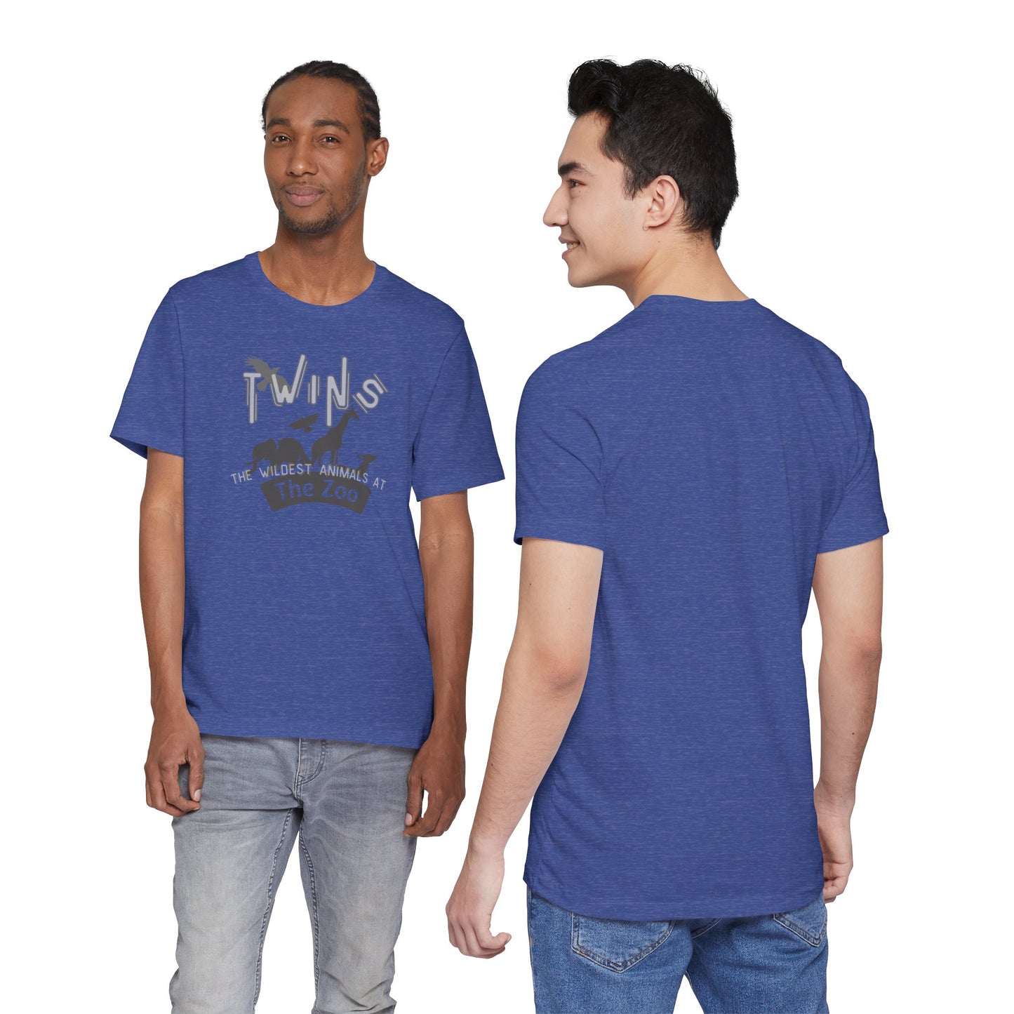 Twins Zoo T-Shirt — 'The Wildest Animals at the Zoo' Graphic Tee