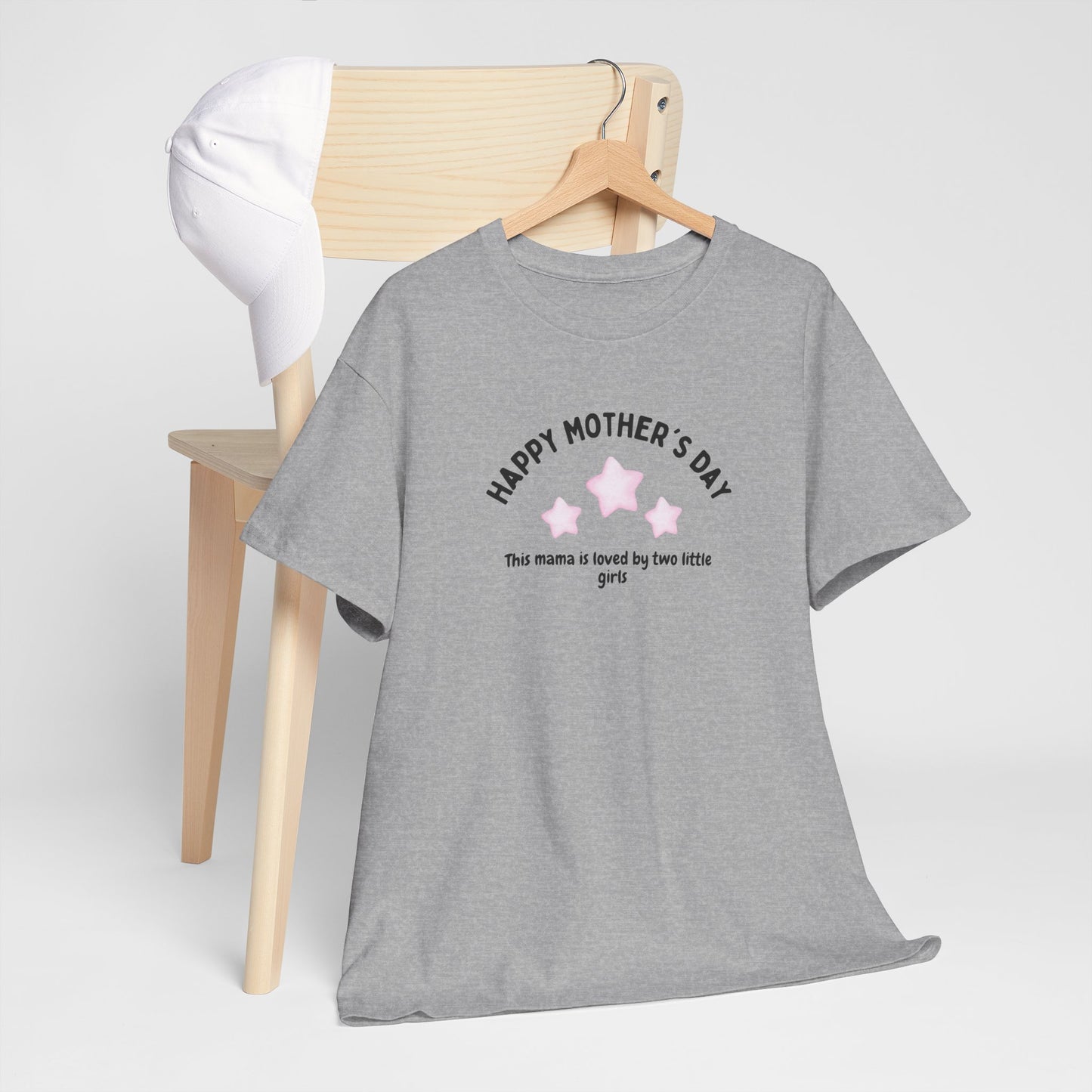 Happy Mother's Day-This Mama is loved by two little girls- Women's Tee - Mother's Day Gift
