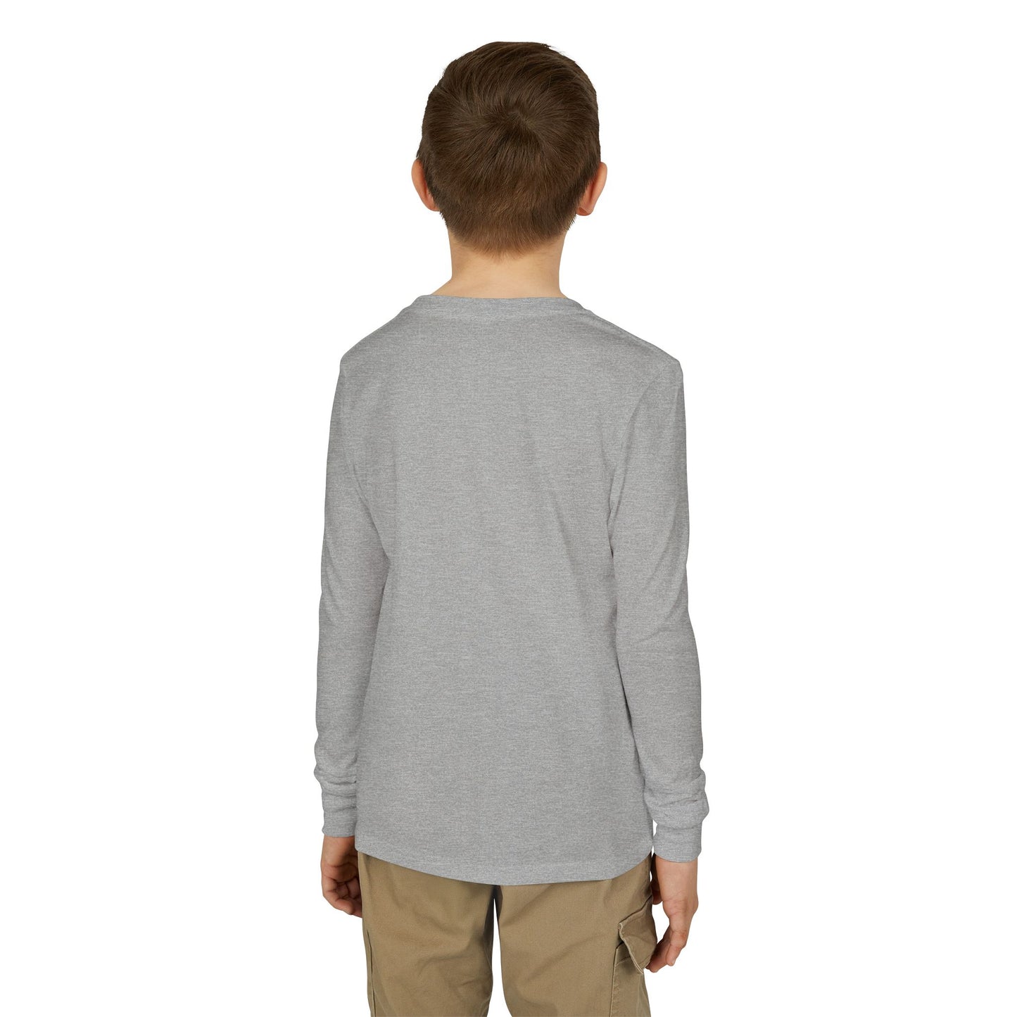 Youth Long Sleeve Tee — 'Trick or Triplets?' Ghosts Halloween Shirt