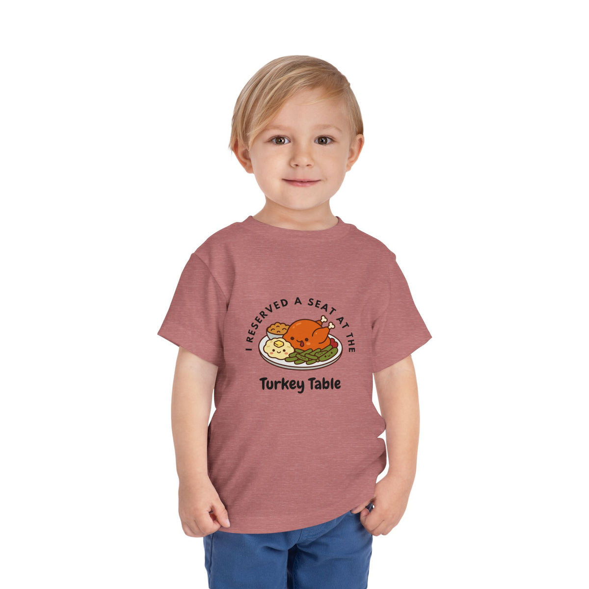 I Reserved a Seat at the Turkey Table- Toddler Thanksgiving Shirt