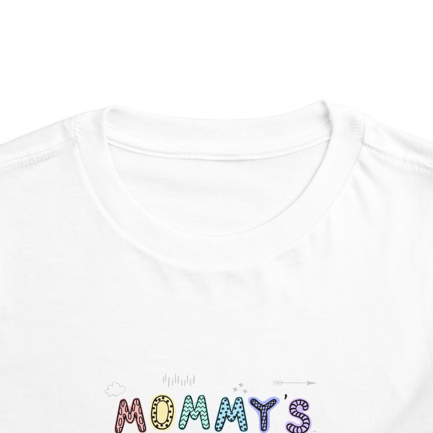 Toddler Tee — "Mommy's Little Monsters" Cute Pastel Monster Graphic