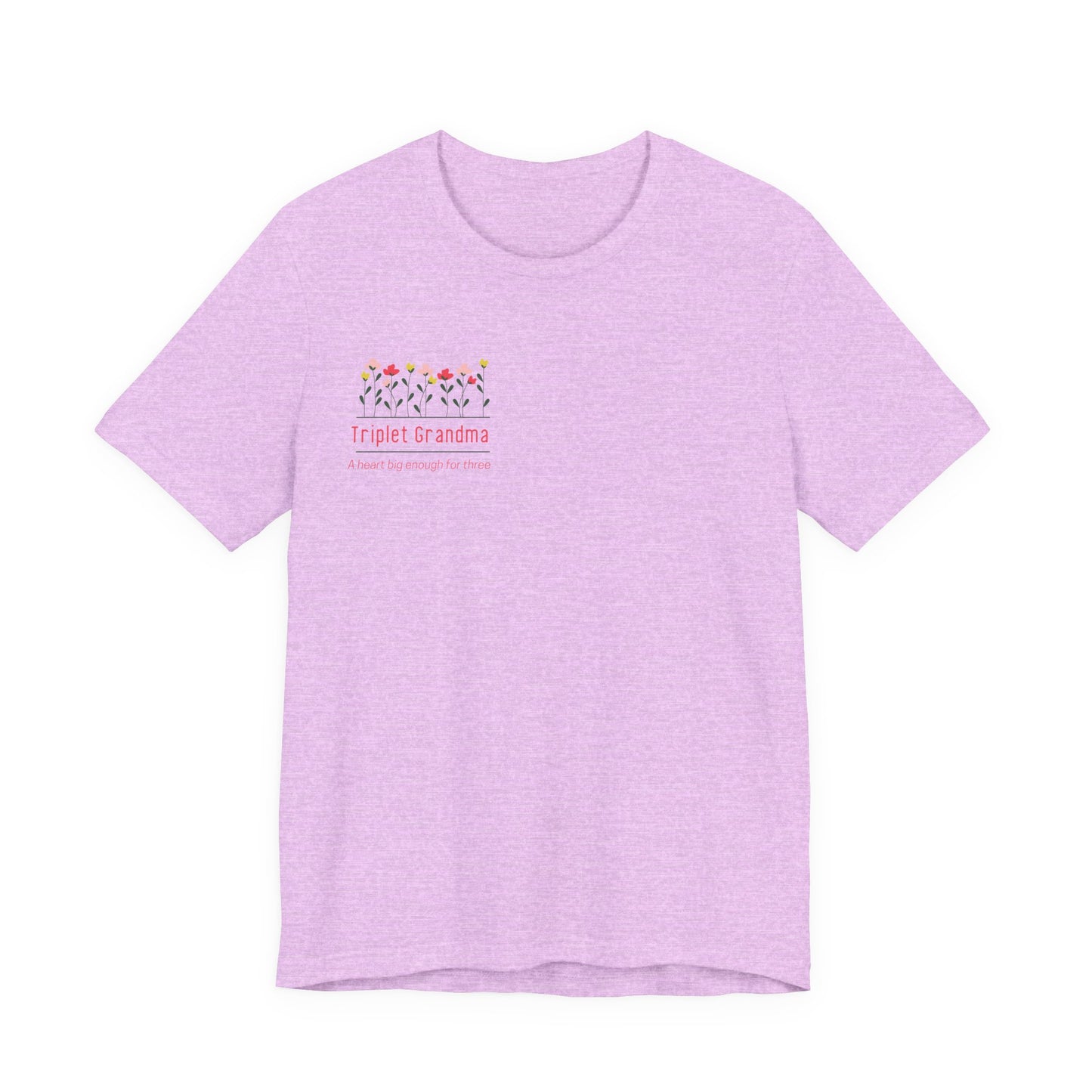Triplet Grandma- Floral T-Shirt