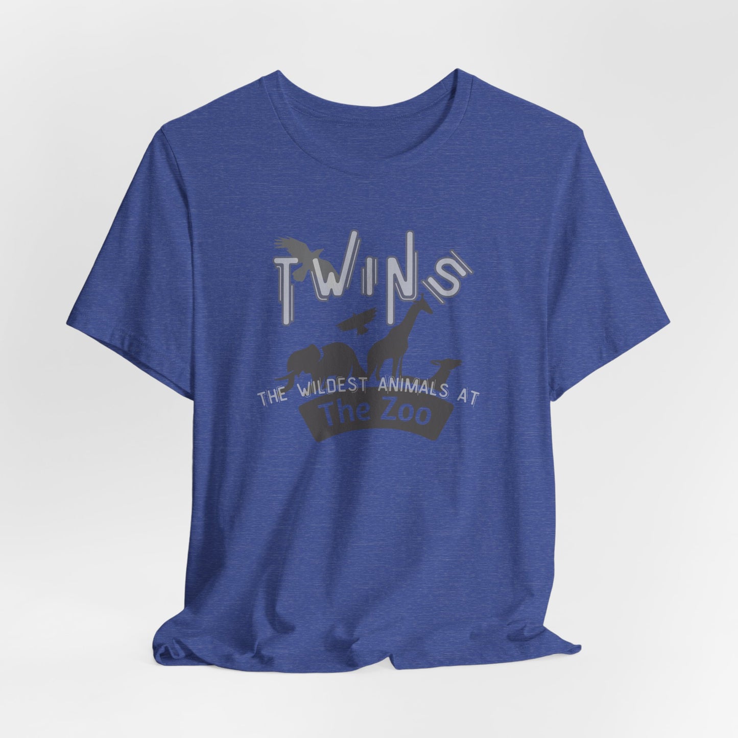 Twins Zoo T-Shirt — 'The Wildest Animals at the Zoo' Graphic Tee