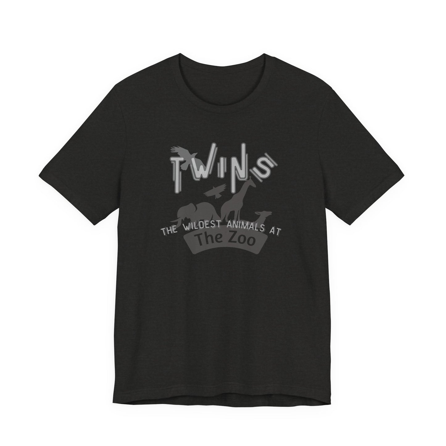 Twins Zoo T-Shirt — 'The Wildest Animals at the Zoo' Graphic Tee