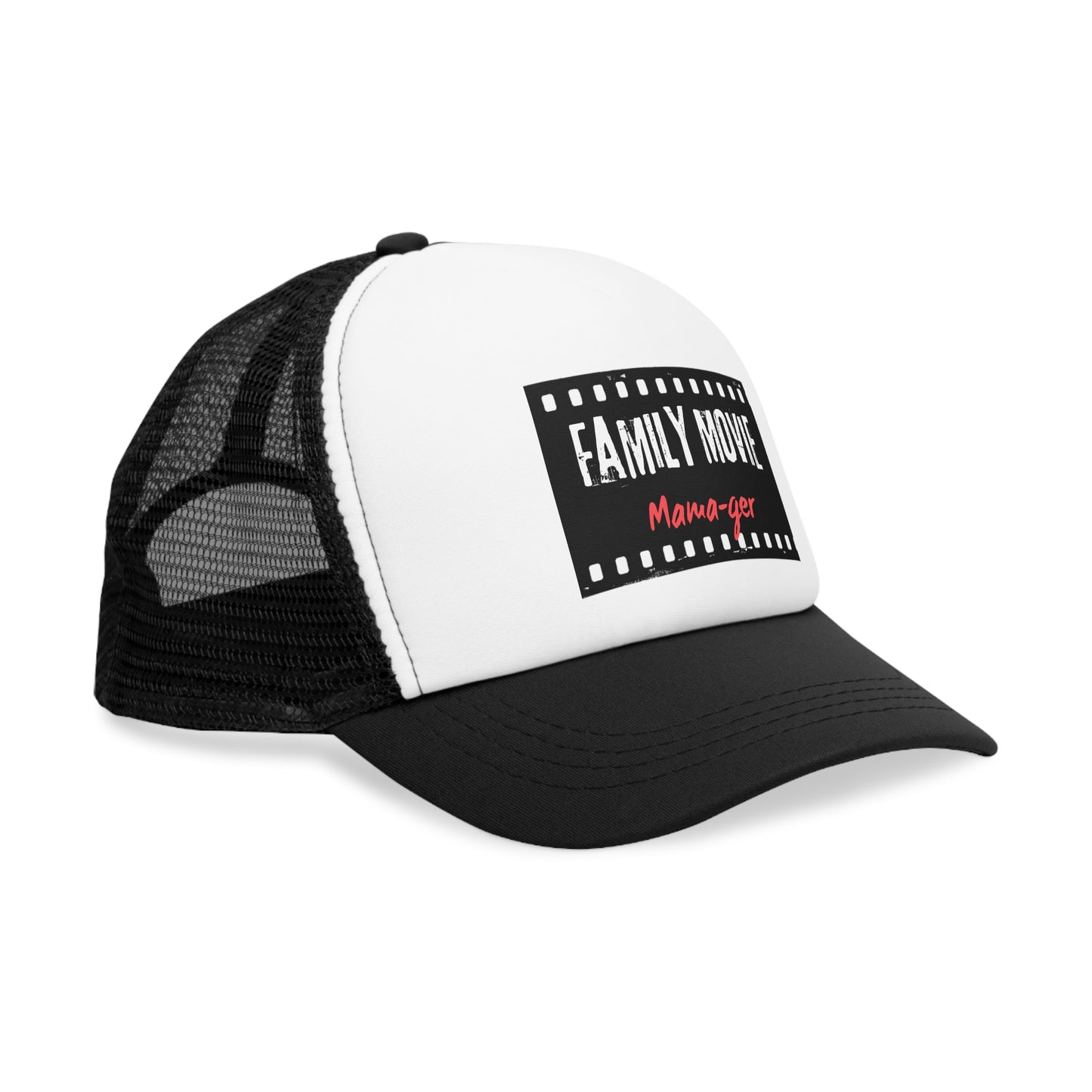"Family Movie Mama-ger" Mesh Cap - Perfect Gift for Movie Lovers & Family Movie Nights