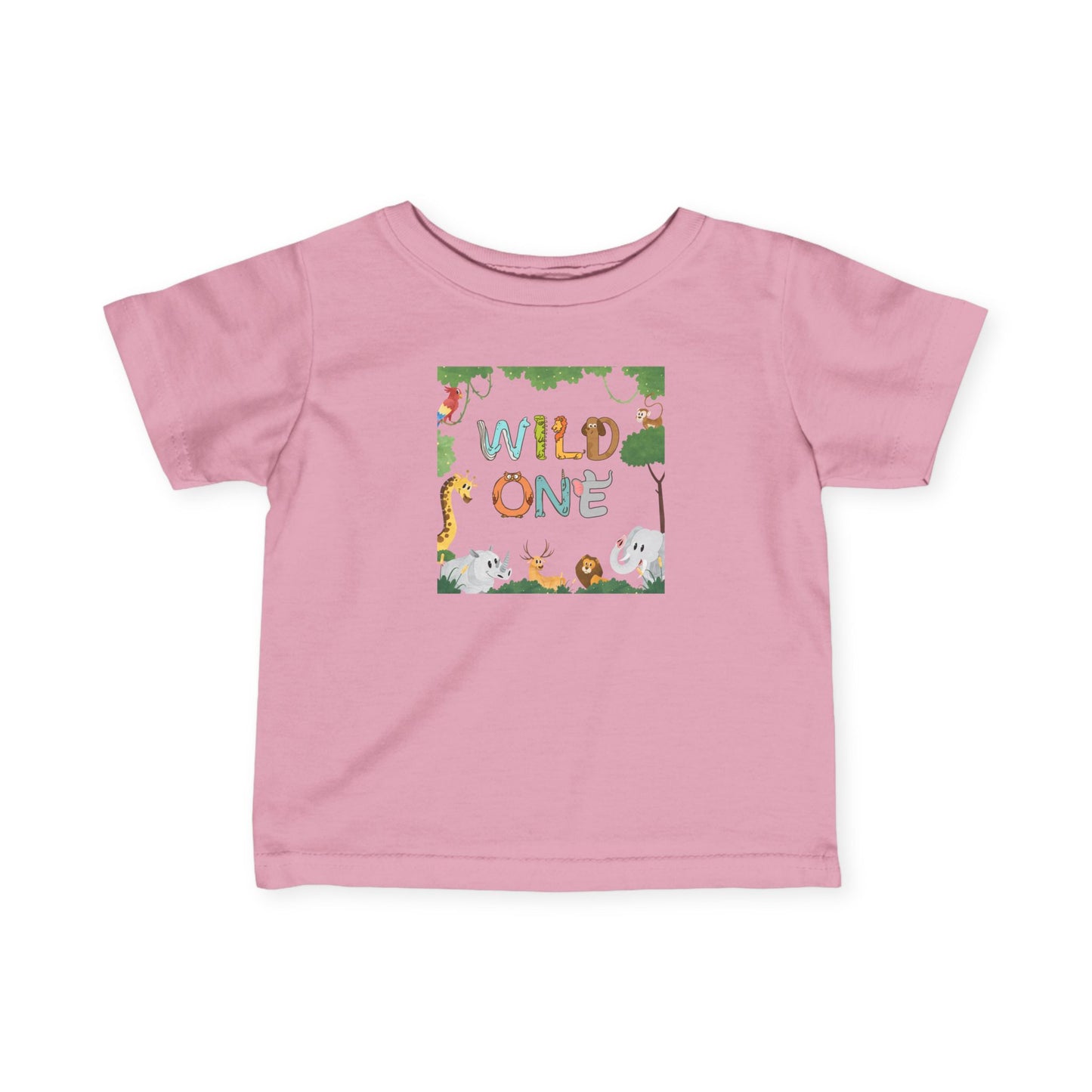 First Birthday T-Shirt- "Wild One" Cute Unisex Animal Print