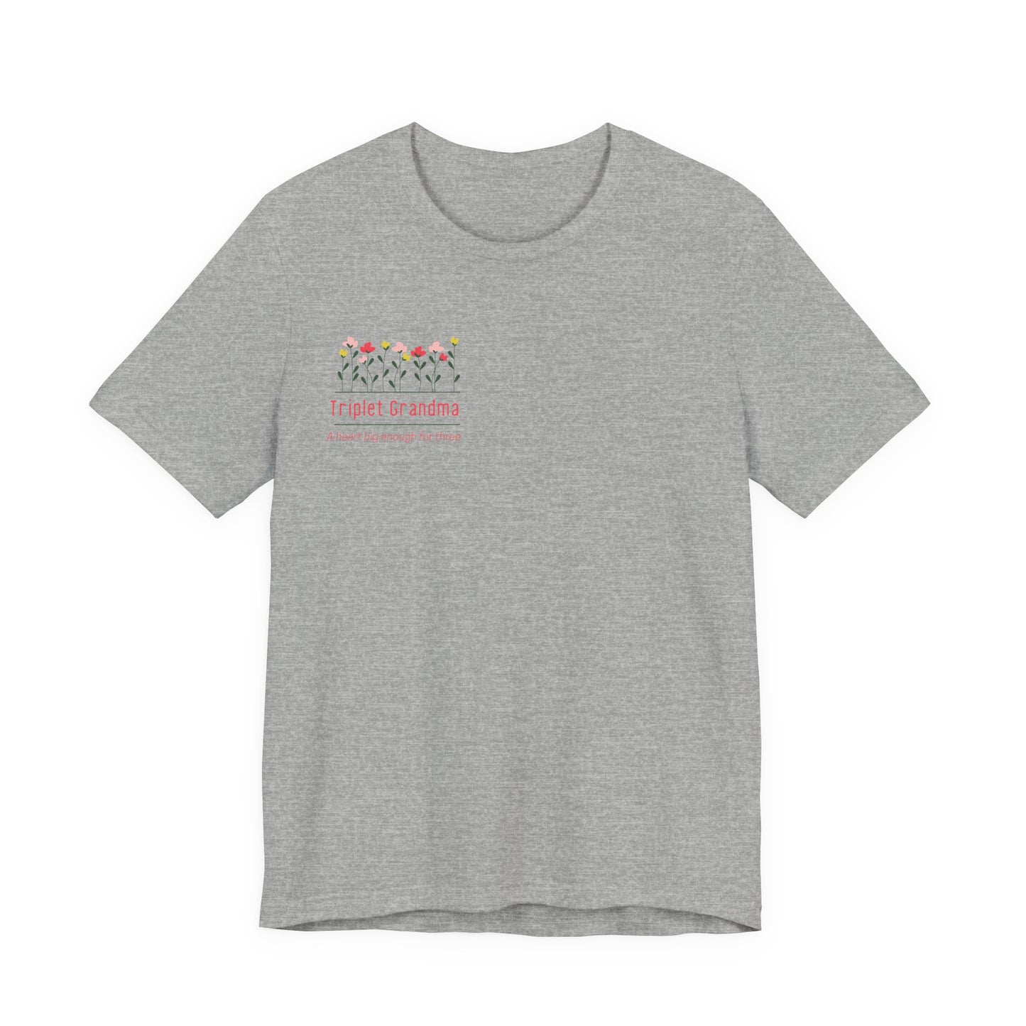 Triplet Grandma- Floral T-Shirt