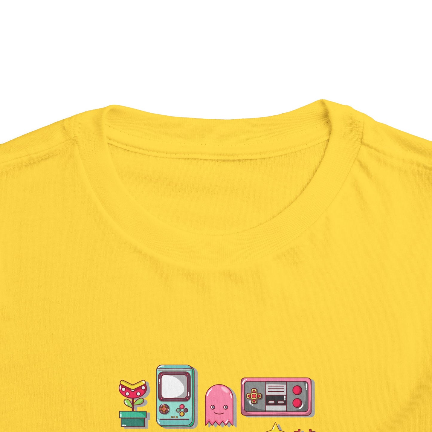 5th Birthday Tee — "Level 5 Unlocked" Retro Game Icons