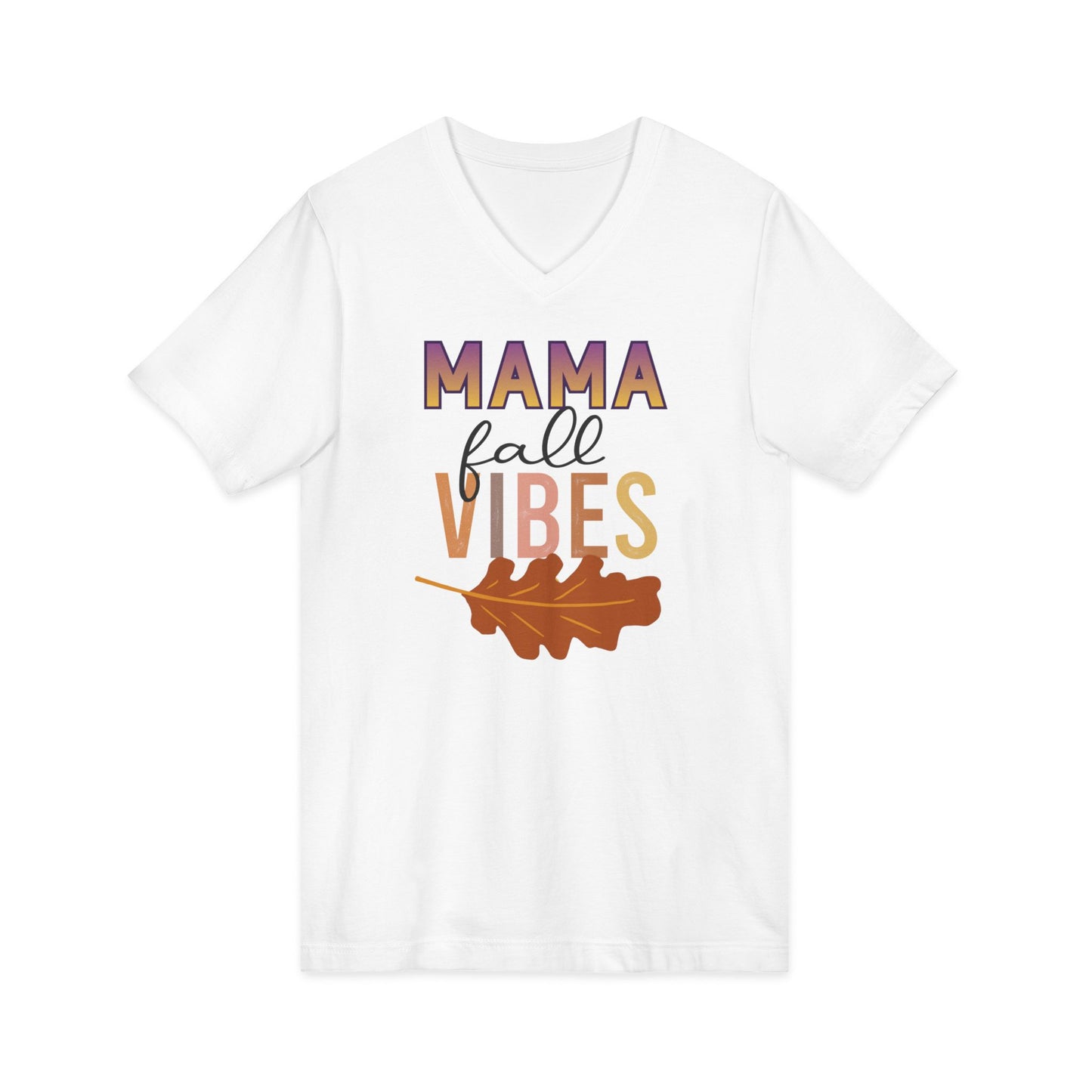 Mama Fall Vibes V-Neck Tee